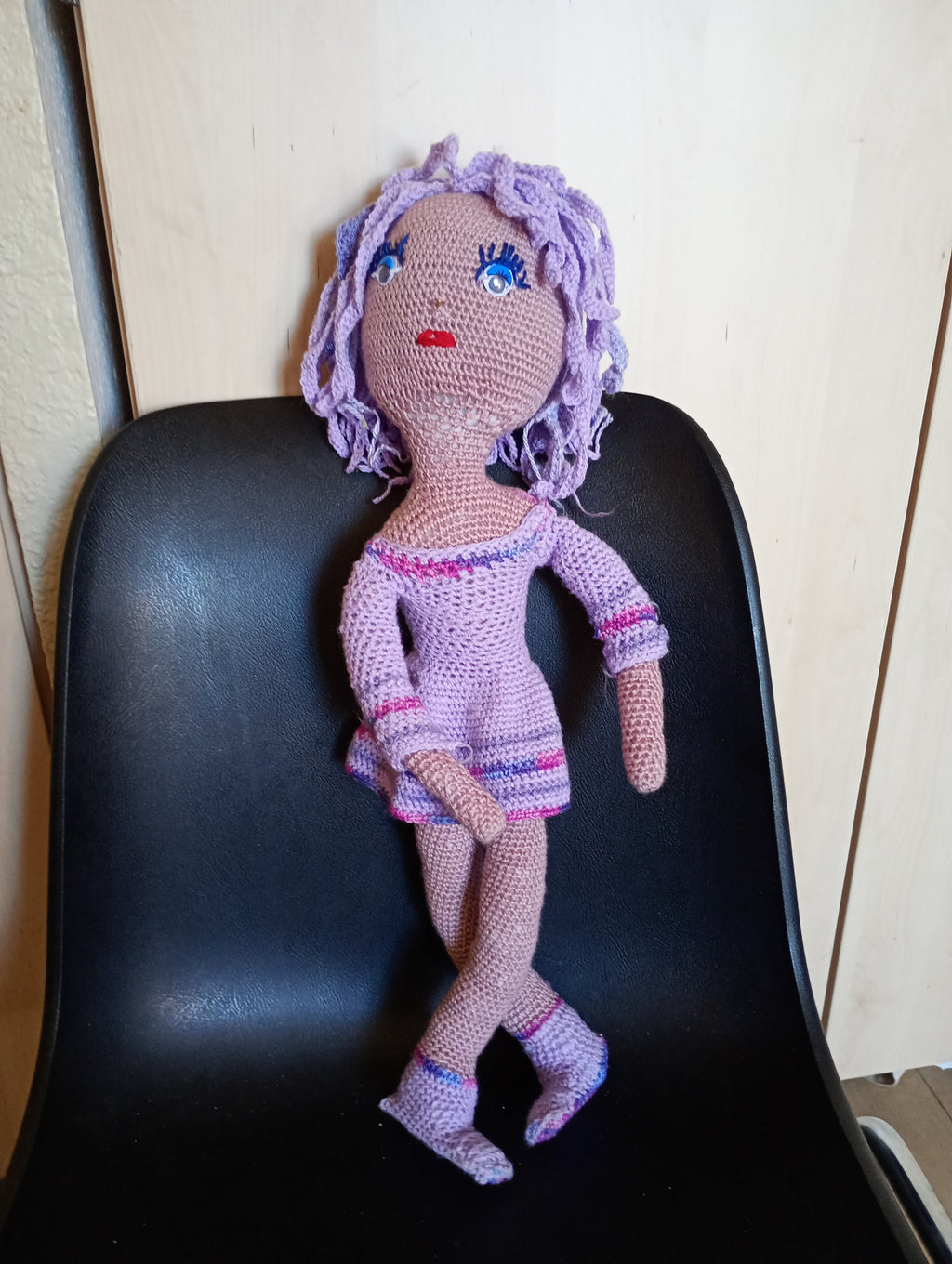 Poupe exsclusive crochet  Titanide 65+cm