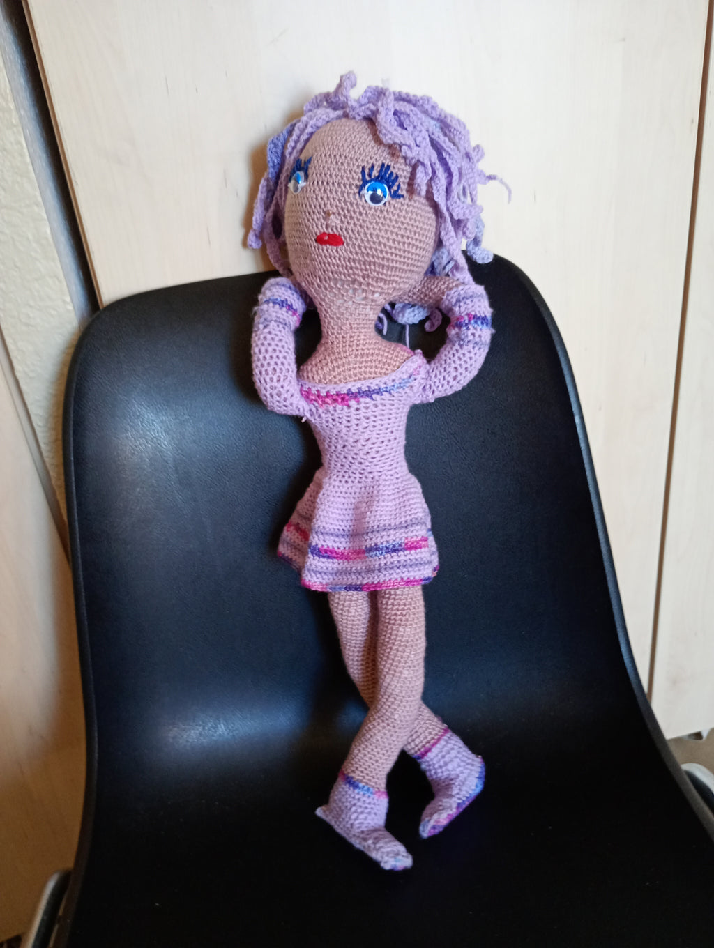 Poupe exsclusive crochet  Titanide 65+cm