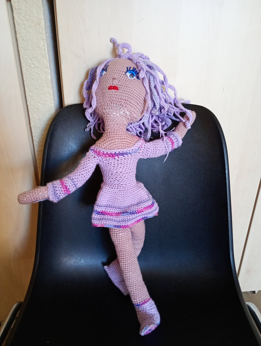 Poupe exsclusive crochet  Titanide 65+cm