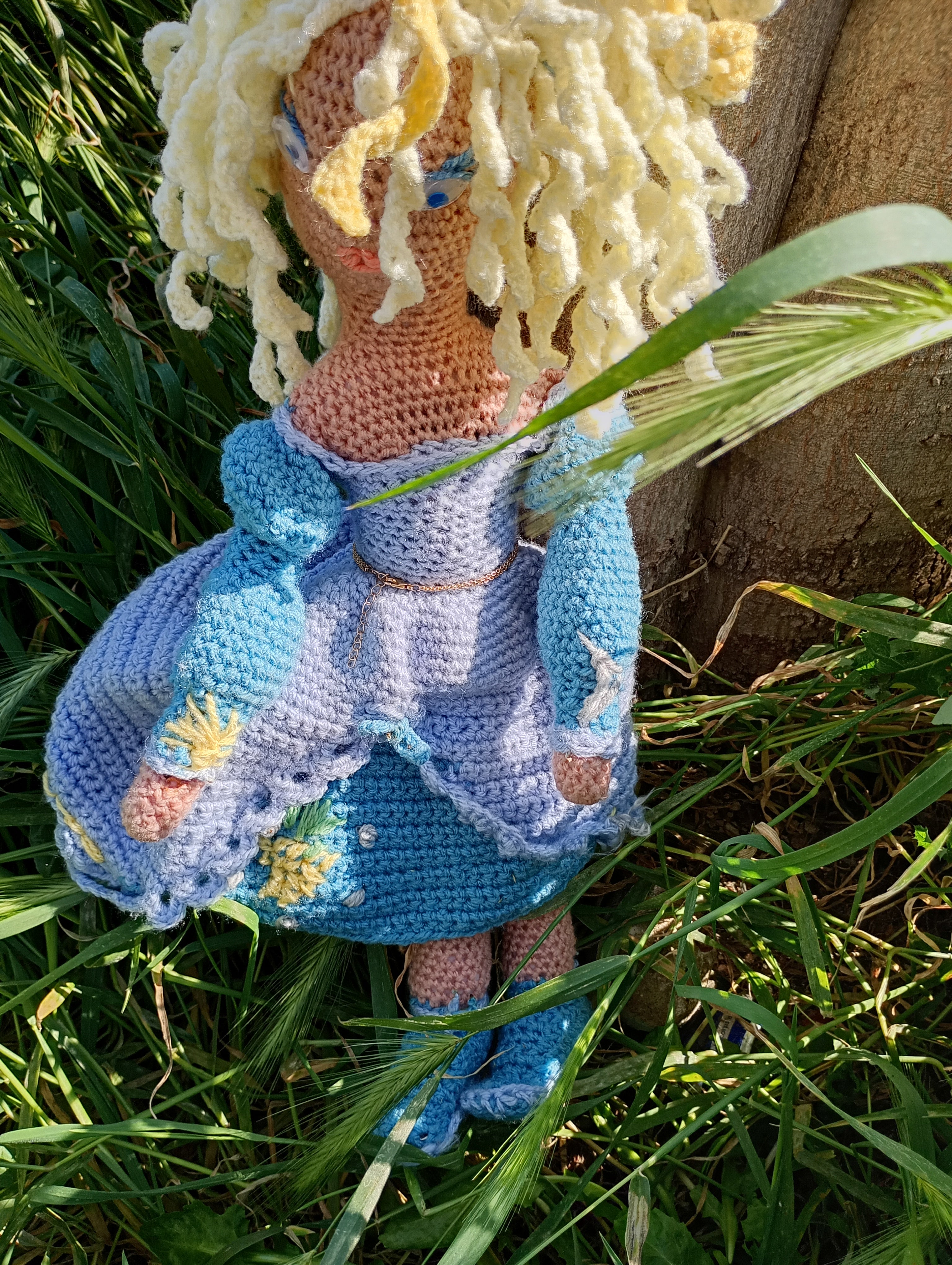 Poupe exsclusive crochet Kuna Sirens 50cm