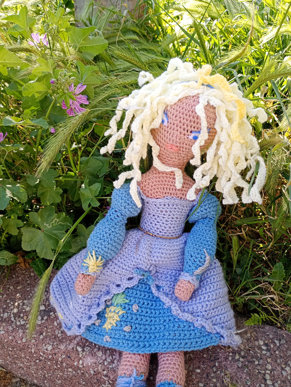 Poupe exsclusive crochet Kuna Sirens 50cm