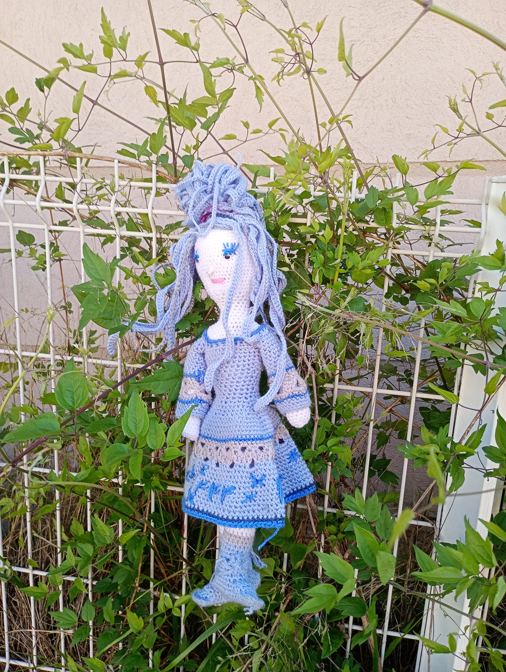 Poupe exsclusive crochet Alchimistr d'Europe Slemagnr Mafam Srssnis 55cm