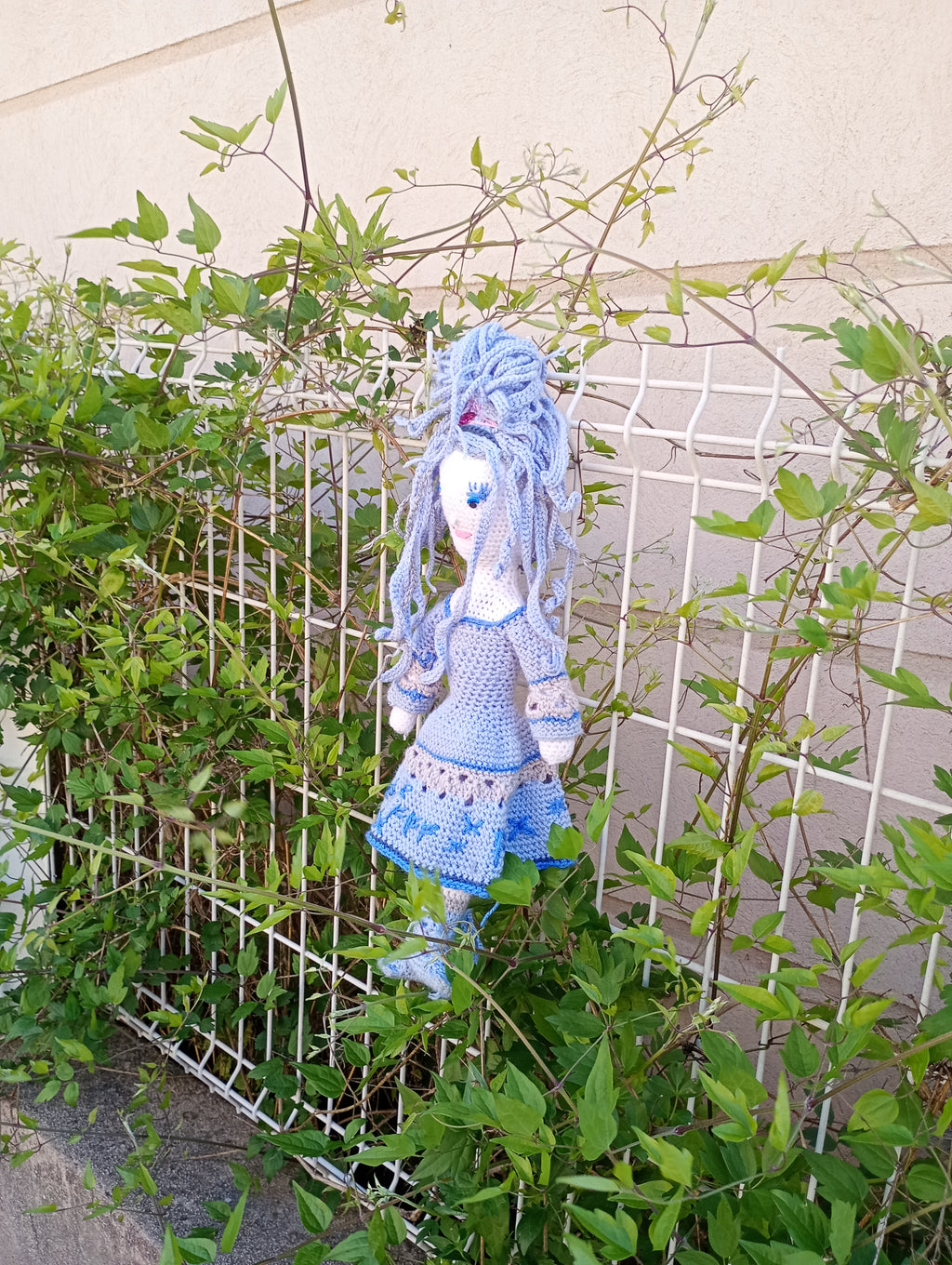 Poupe exsclusive crochet Alchimistr d'Europe Slemagnr Mafam Srssnis 55cm