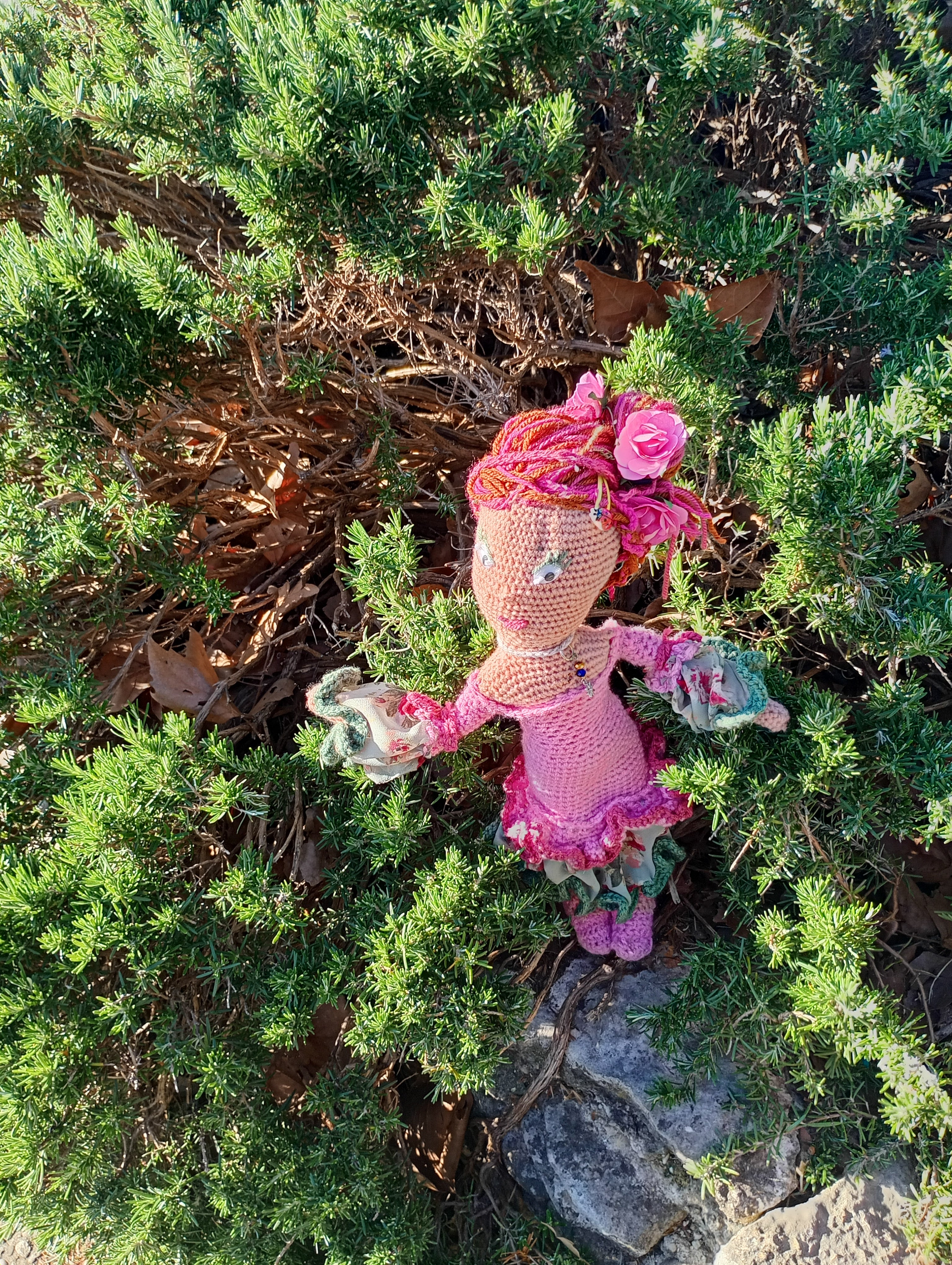 Poupe exsclusive crochet.Rods le Lux