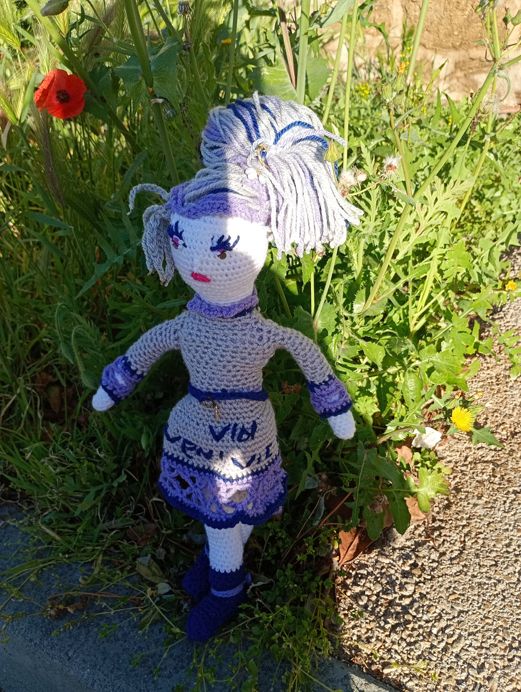 Poupee exsclisive crochet  Lady Lancoster50cml'Alchimist d'Europ