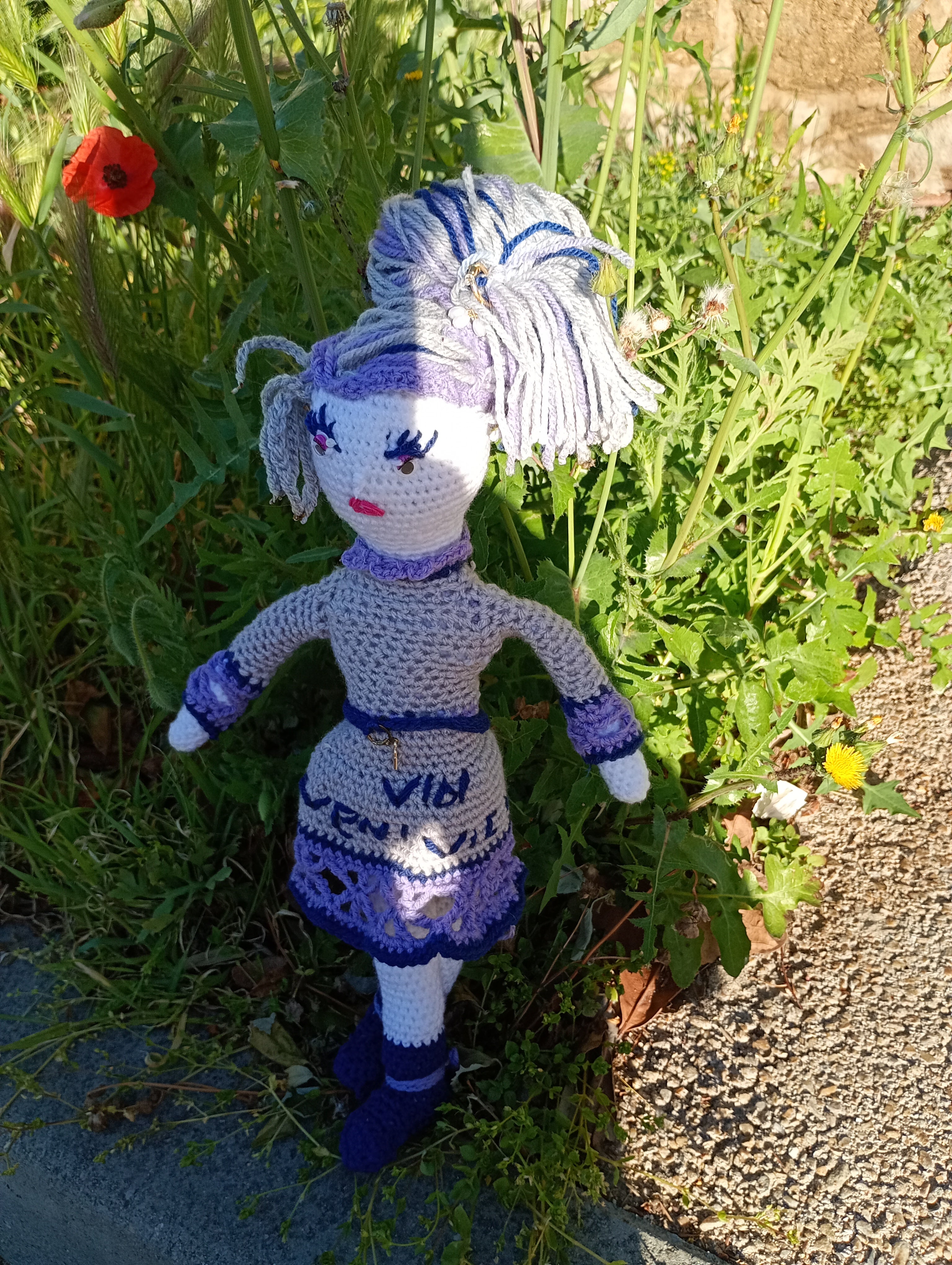 Poupee exsclisive crochet  Lady Lancoster50cml'Alchimist d'Europ