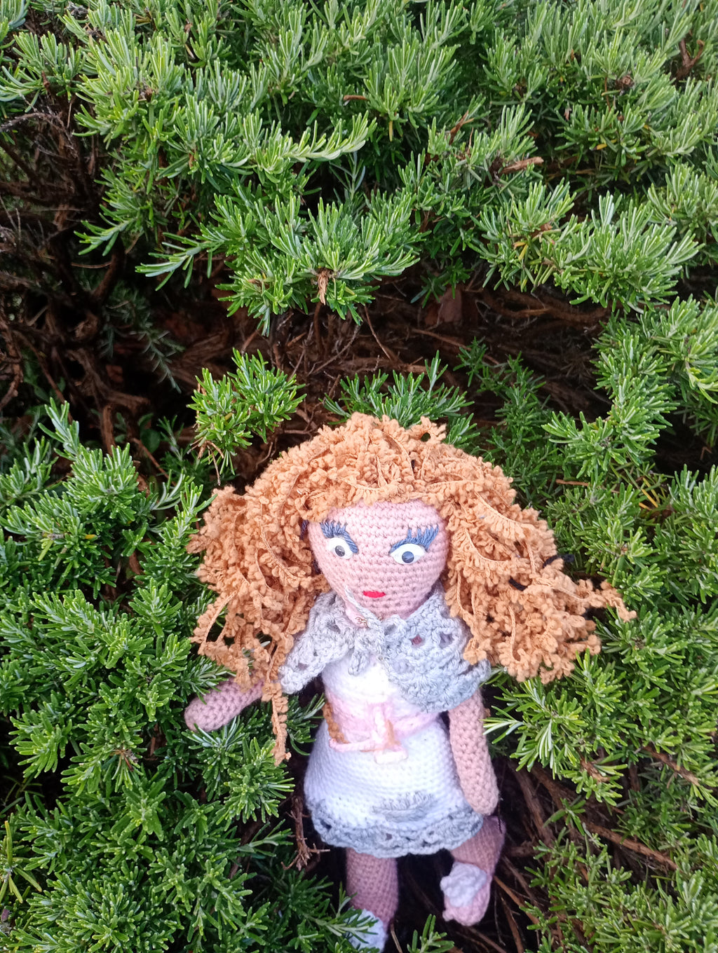 Poupee exsclisive crochet Aira Matresse de l'elrmrnt fr l'air 35cm