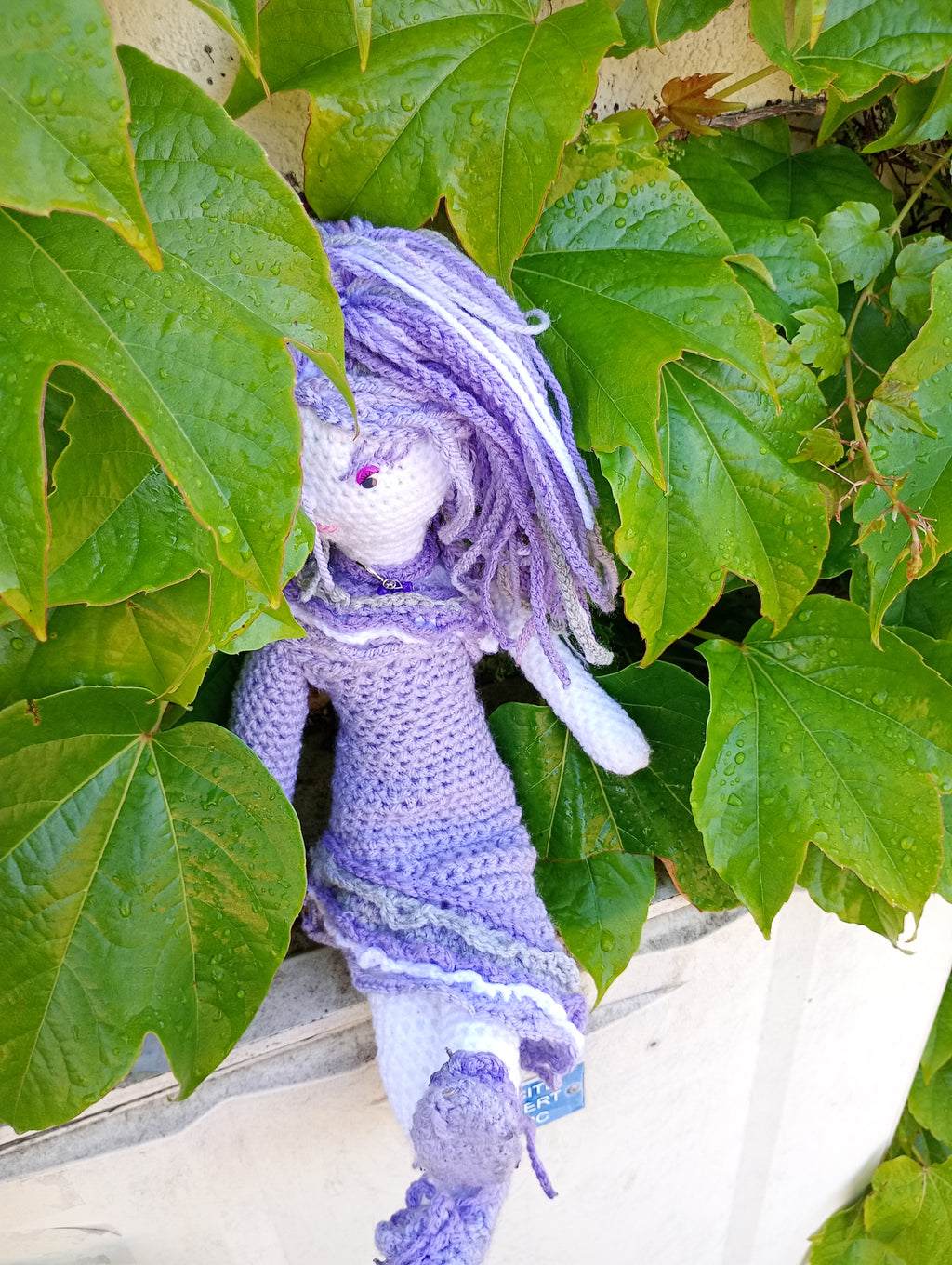 Poupe exsclusive crochet Eleonorr d'Obmene 35cm