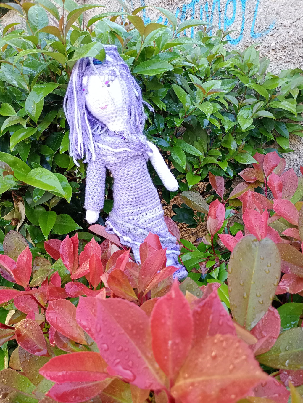 Poupe exsclusive crochet Eleonorr d'Obmene 35cm