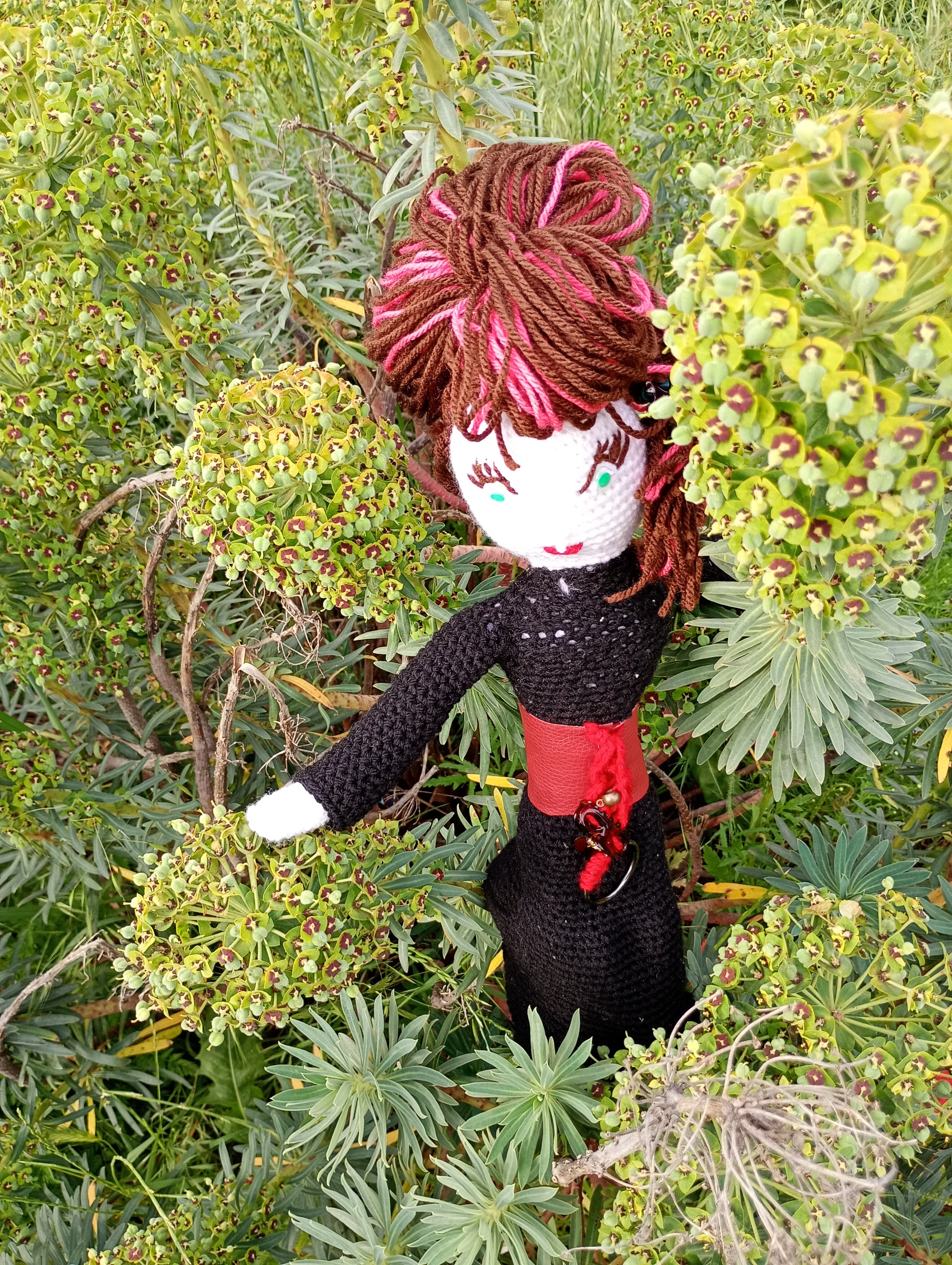 Poupe exsclusive crochet Surelia Mechsniwue -la Legrnfr d'unr epoque 56cm