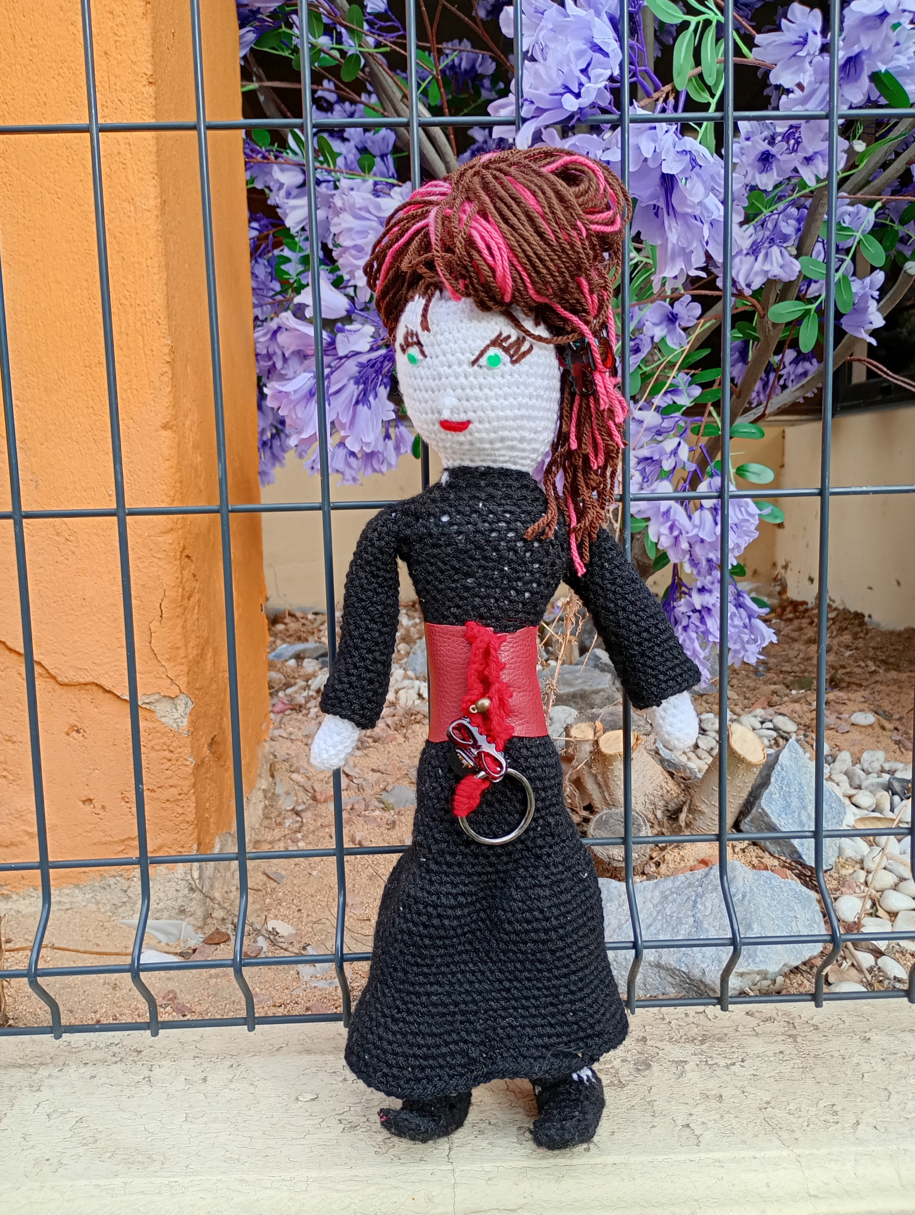 Poupe exsclusive crochet Surelia Mechsniwue -la Legrnfr d'unr epoque 56cm