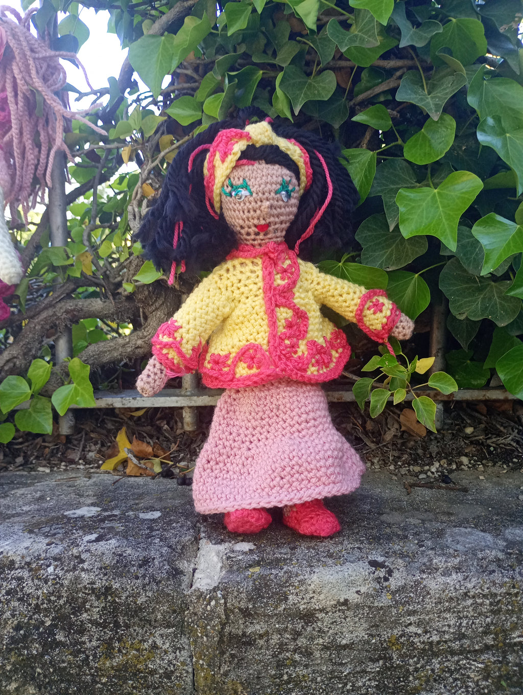 Poupe exsclusive crochet Aischs Eat Nour35cm