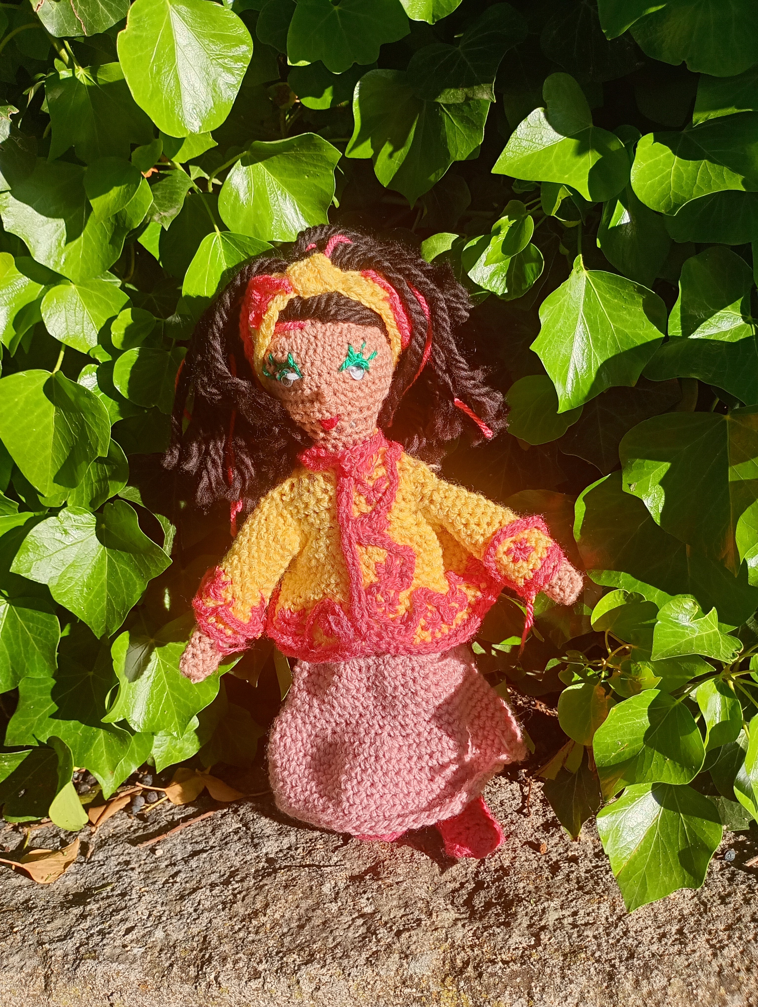 Poupe exsclusive crochet Aischs Eat Nour35cm