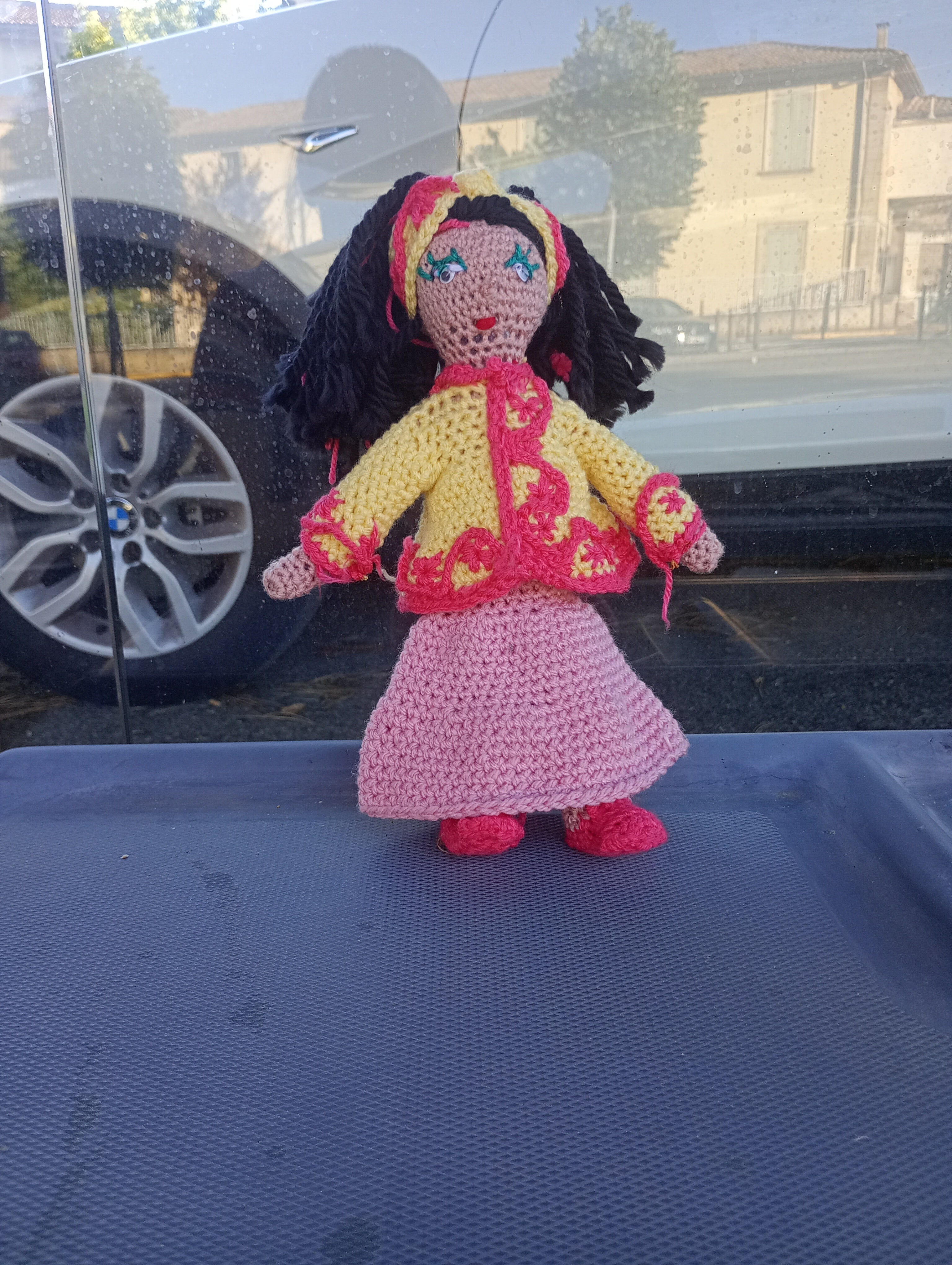 Poupe exsclusive crochet Aischs Eat Nour35cm