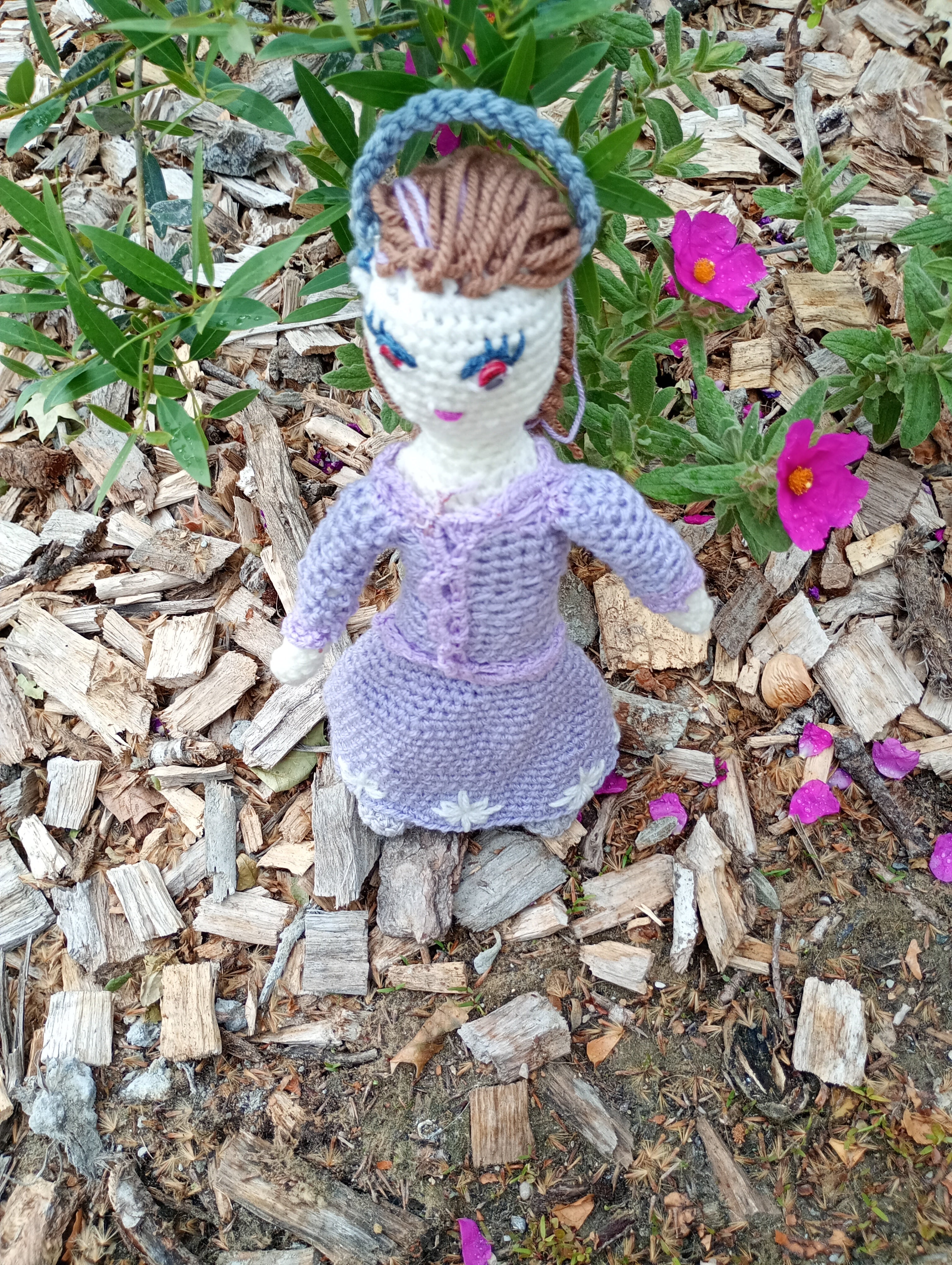 Poupe exsclusive crochet  Emilia  de Savigny 35cm