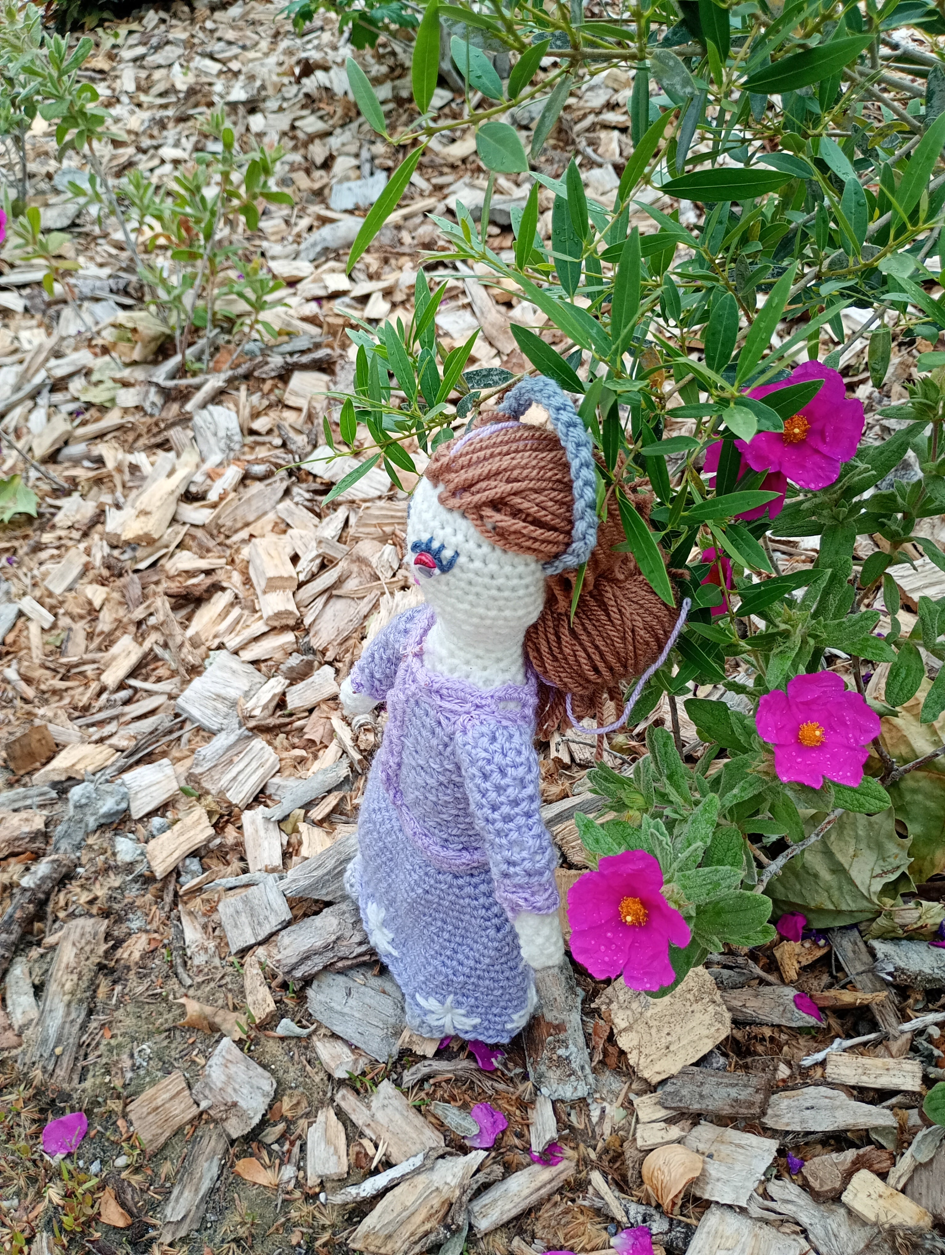 Poupe exsclusive crochet  Emilia  de Savigny 35cm