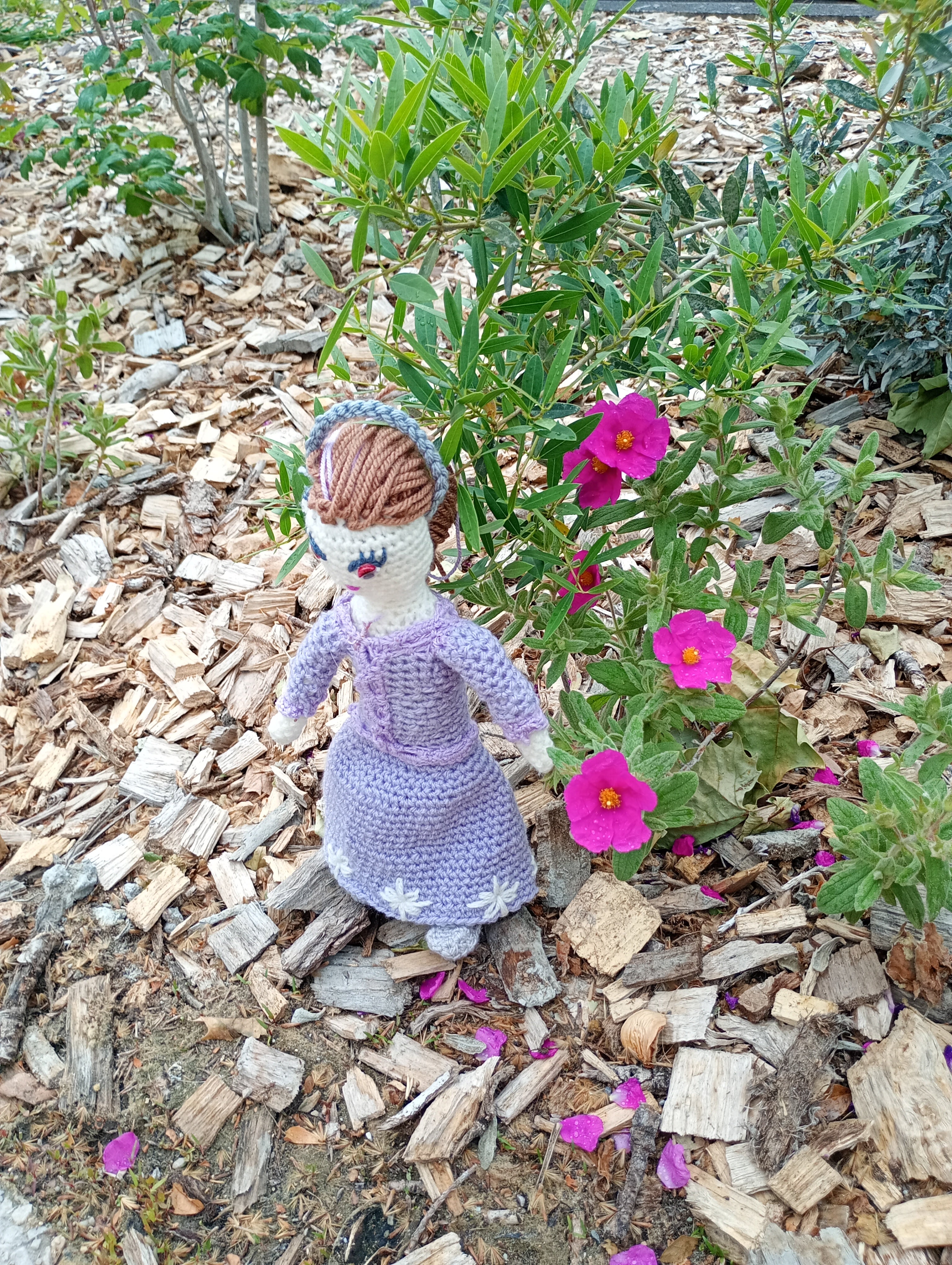 Poupe exsclusive crochet  Emilia  de Savigny 35cm