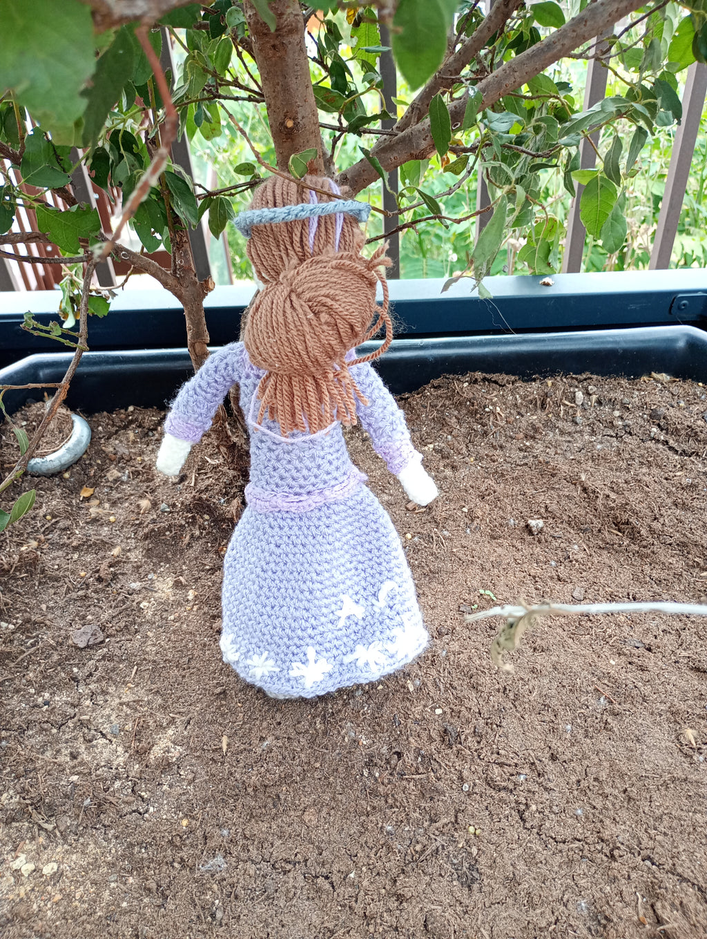 Poupe exsclusive crochet  Emilia  de Savigny 35cm