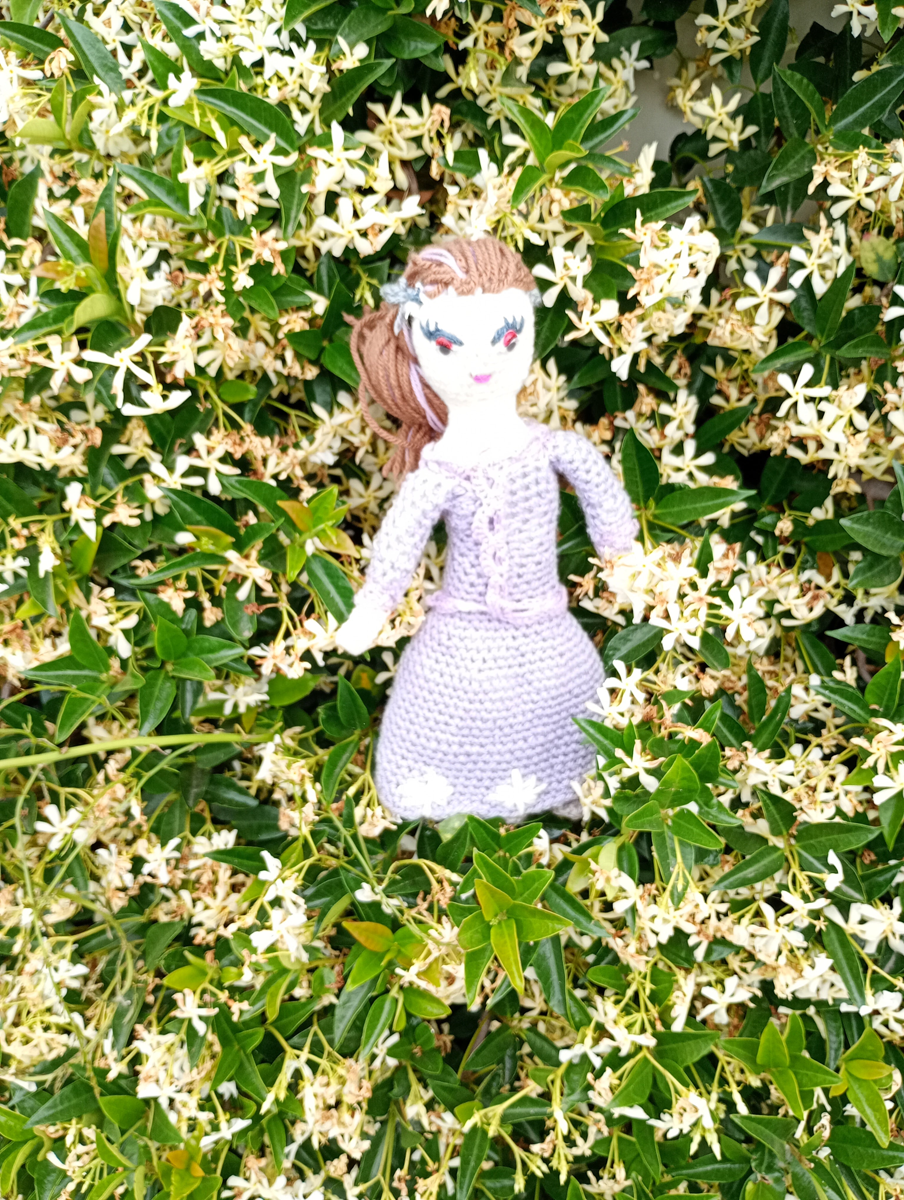 Poupe exsclusive crochet  Emilia  de Savigny 35cm