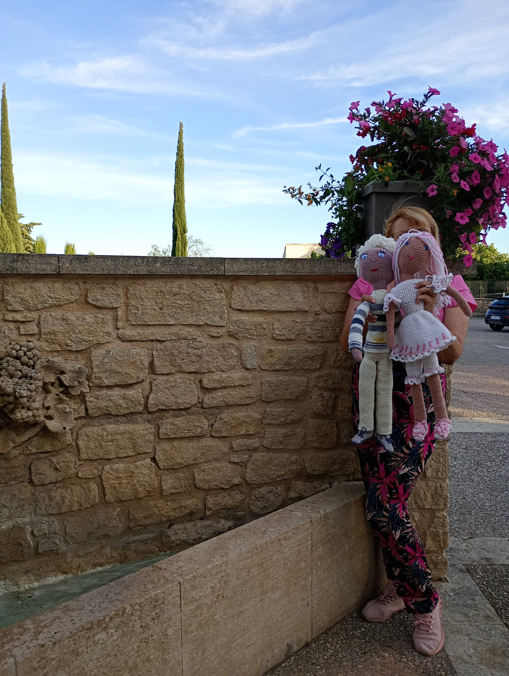 Poupe exsclisive crochet Titanes 75+2poupees