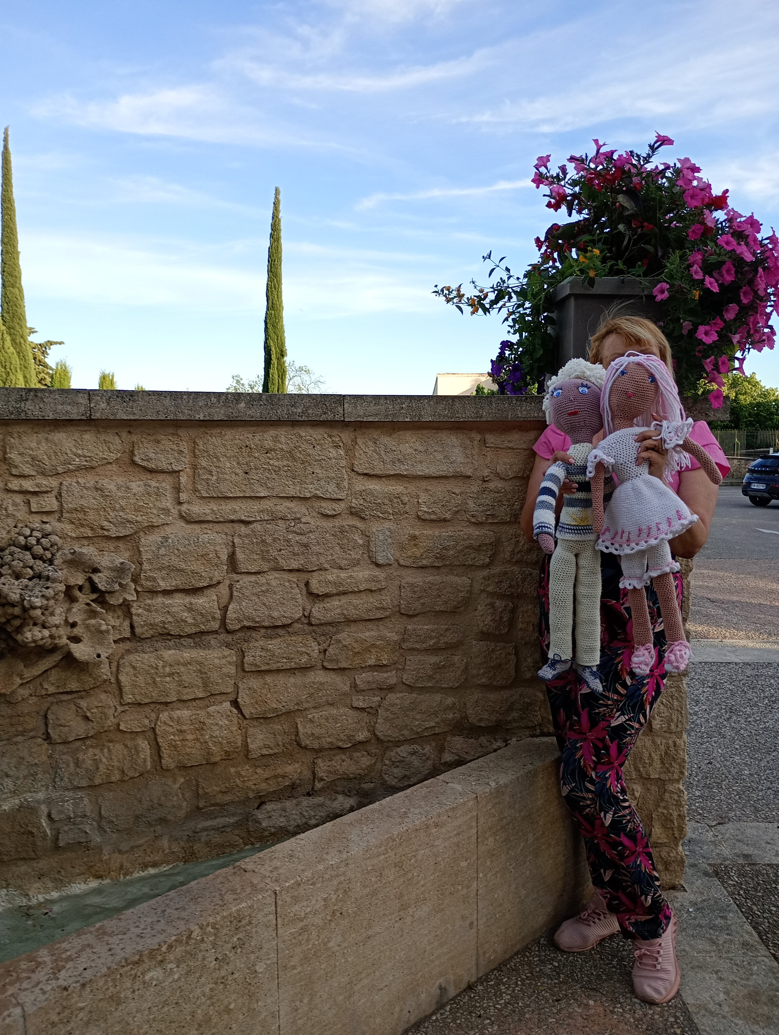 Poupe exsclisive crochet Titanes 75+2poupees