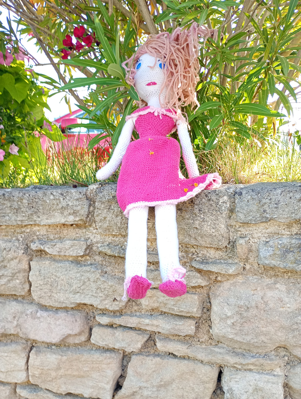 Poupe exsclusive crochet Titanide Adeline 70cm