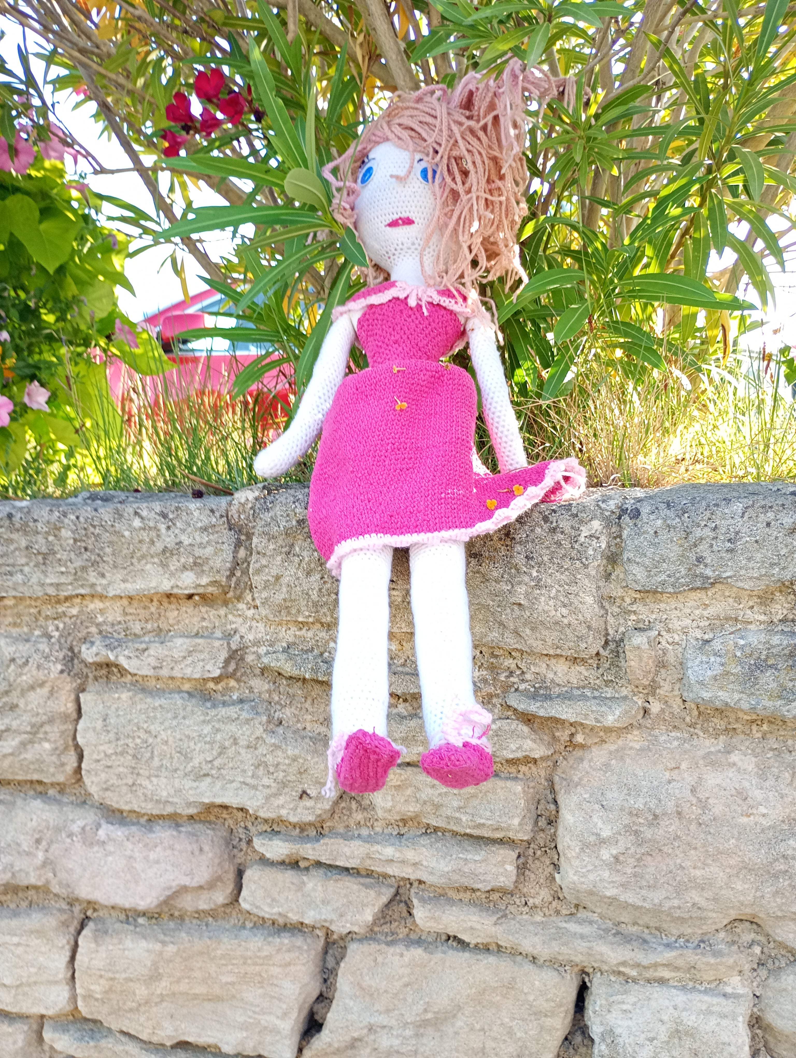 Poupe exsclusive crochet Titanide Adeline 70cm