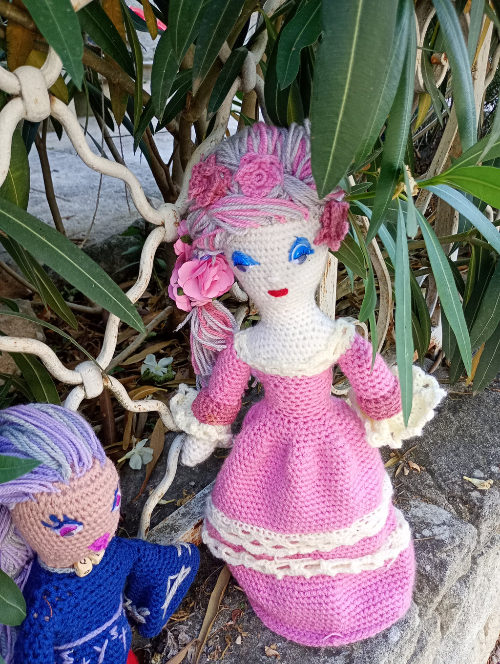 Poupe exsclusive crochet Marie Antoinette 50-55cm