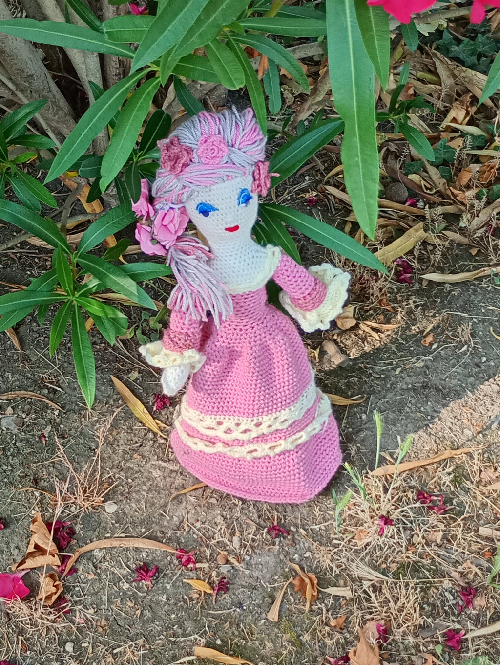Poupe exsclusive crochet Marie Antoinette 50-55cm