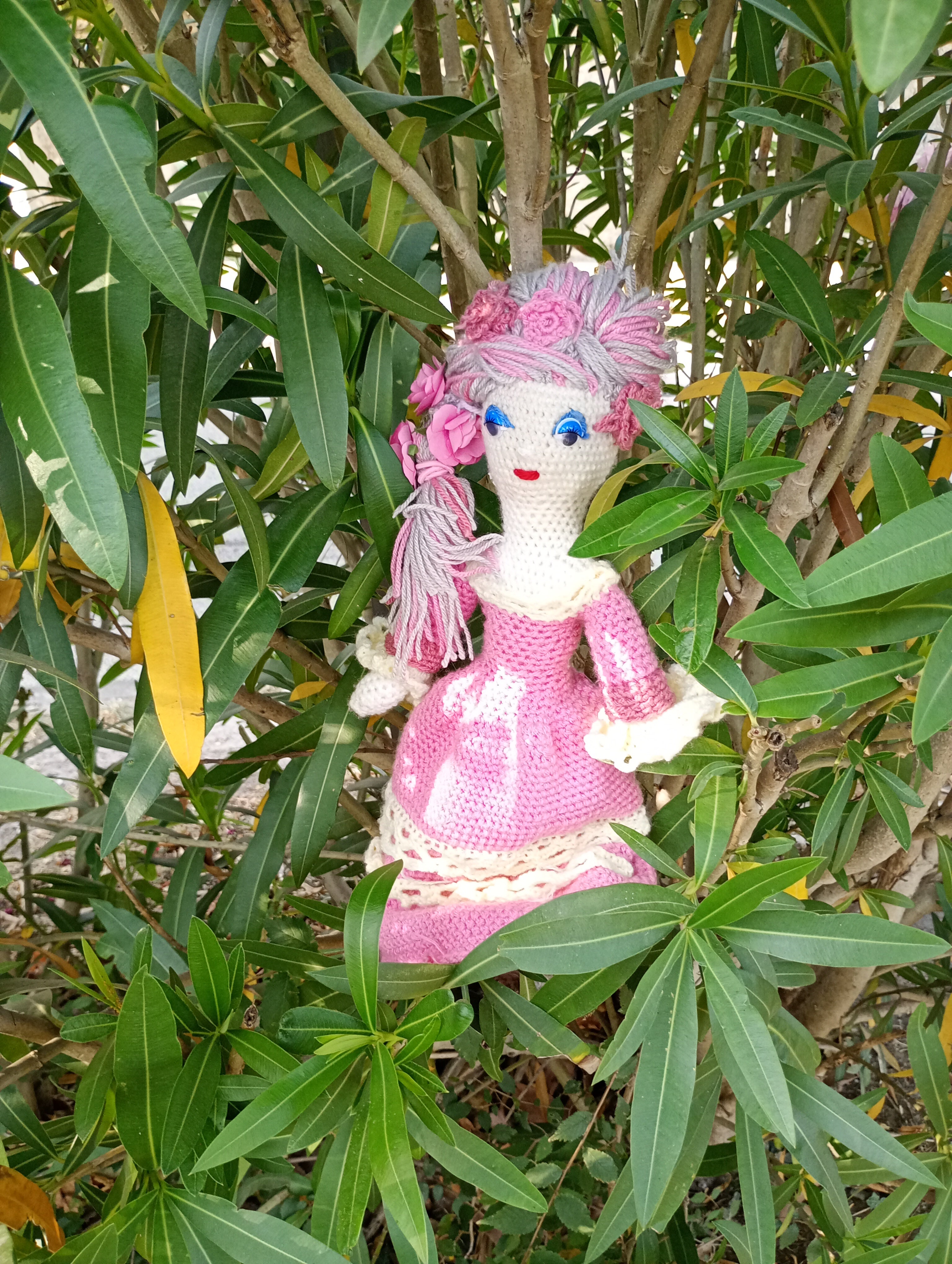 Poupe exsclusive crochet Marie Antoinette 50-55cm