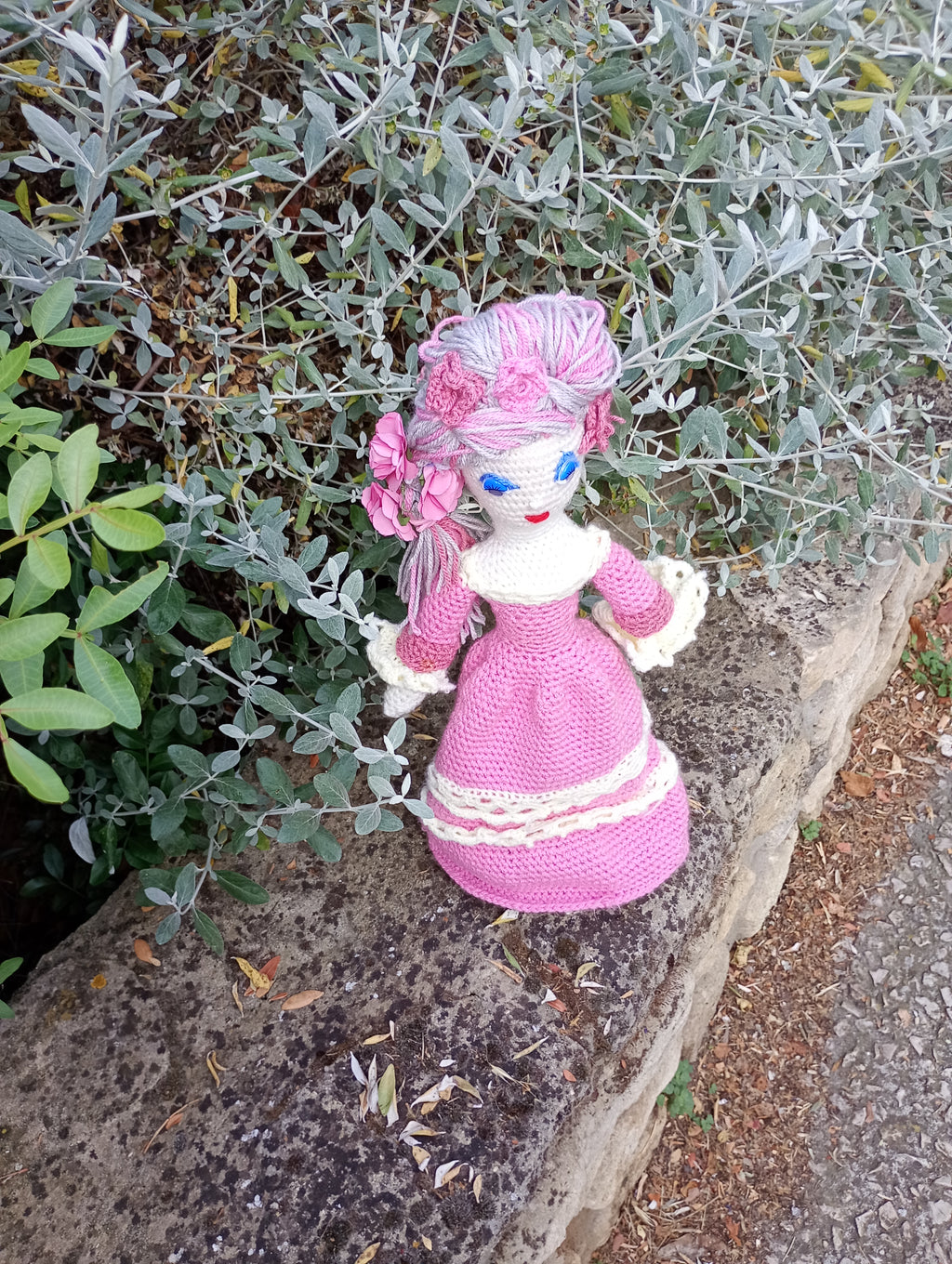 Poupe exsclusive crochet Marie Antoinette 50-55cm