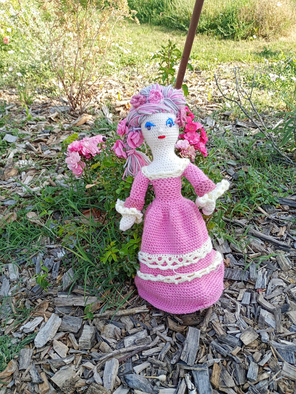 Poupe exsclusive crochet Marie Antoinette 50-55cm