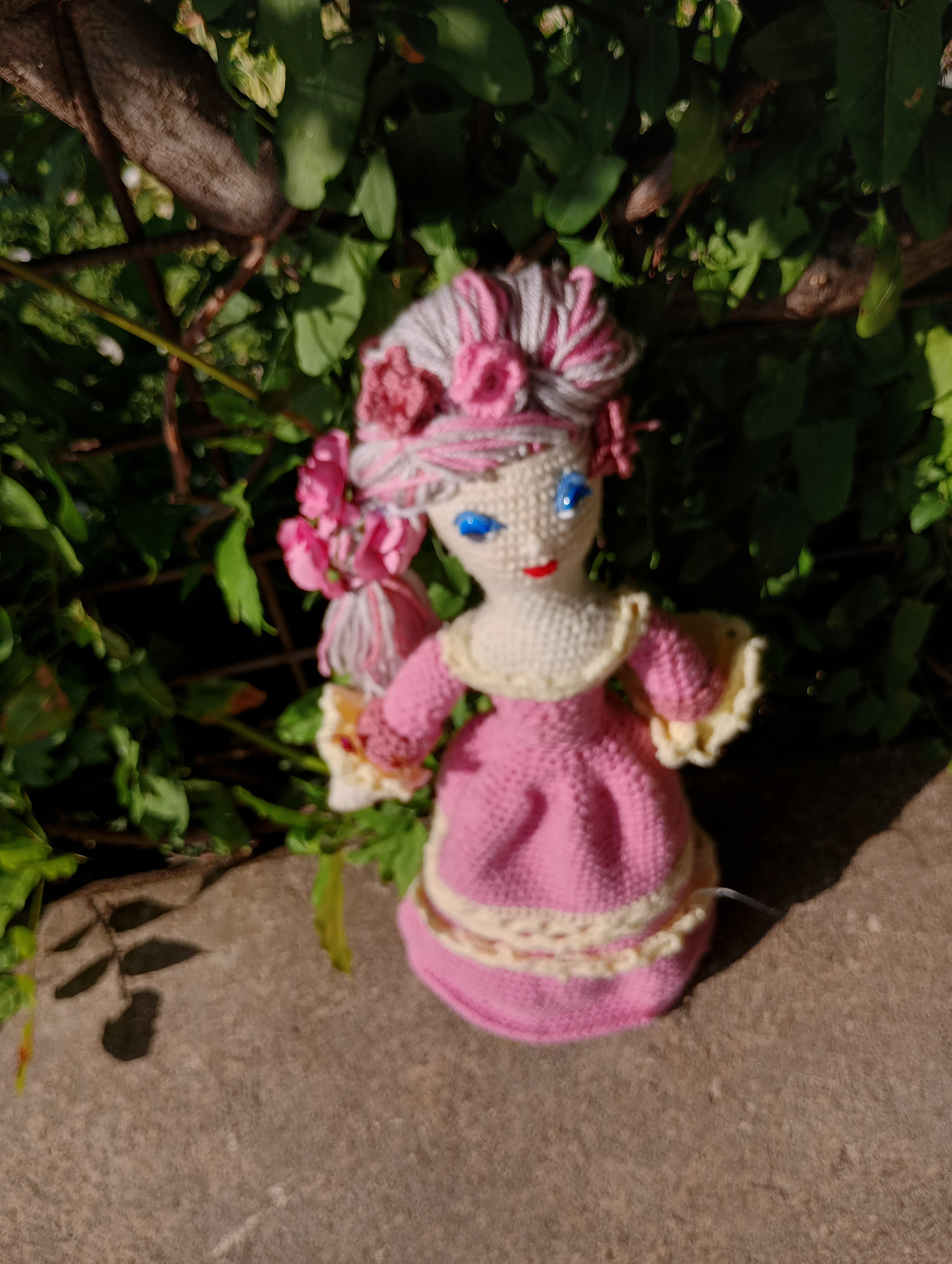 Poupe exsclusive crochet Marie Antoinette 50-55cm