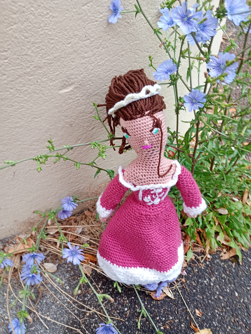 Popupe ecsclusive tricotr Catherine Medici55cm