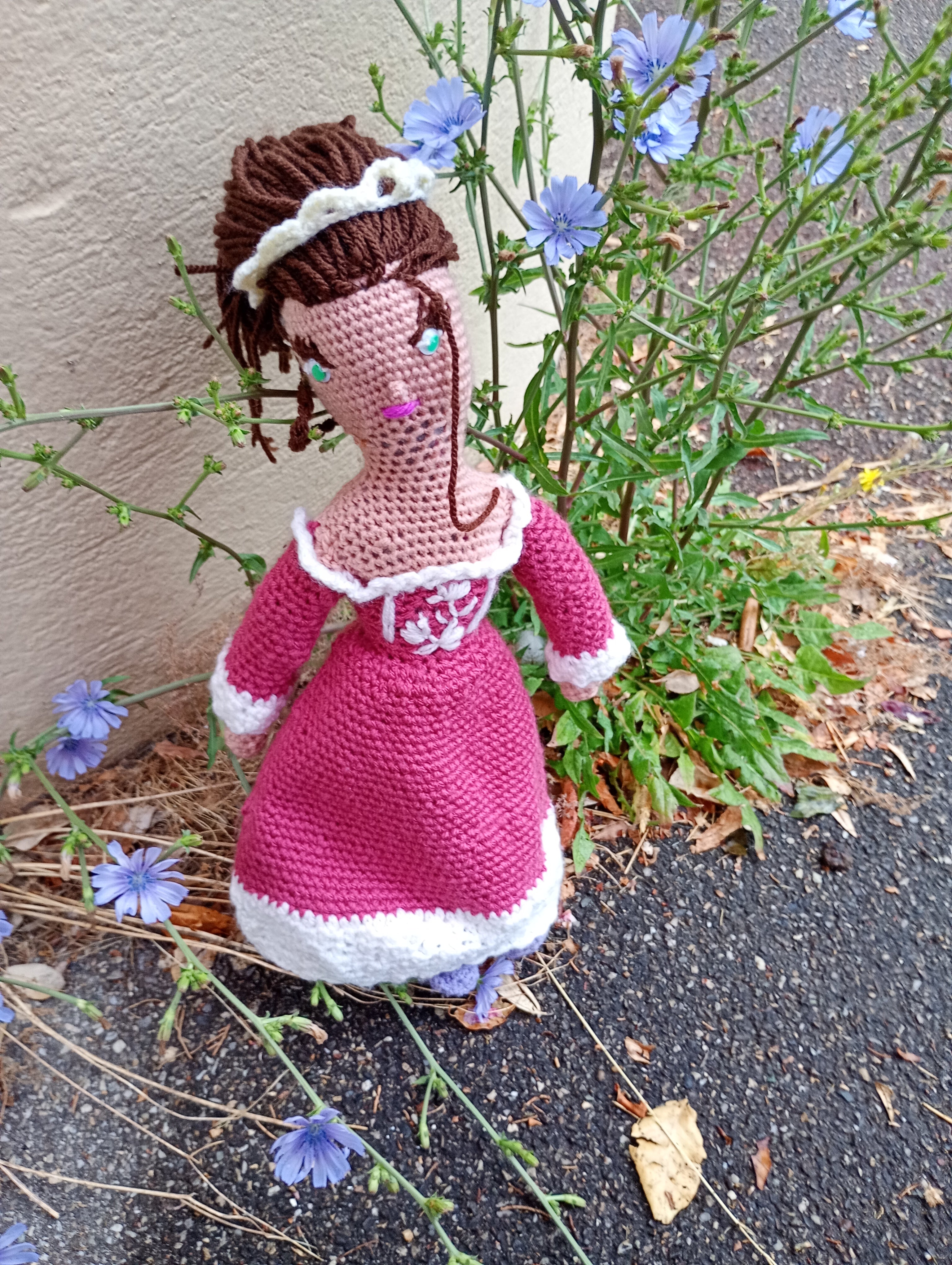 Popupe ecsclusive tricotr Catherine Medici55cm