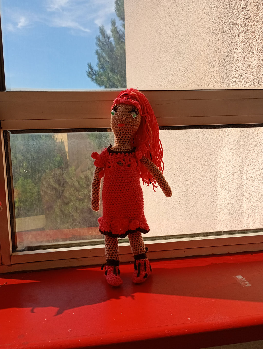 Poupe exsclusive crochet Memoire des cendres 35cm