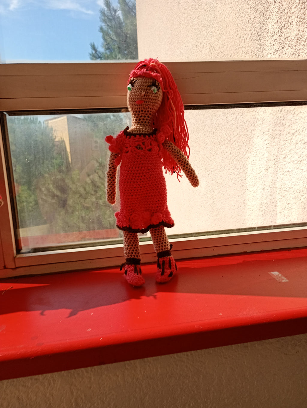 Poupe exsclusive crochet Memoire des cendres 35cm