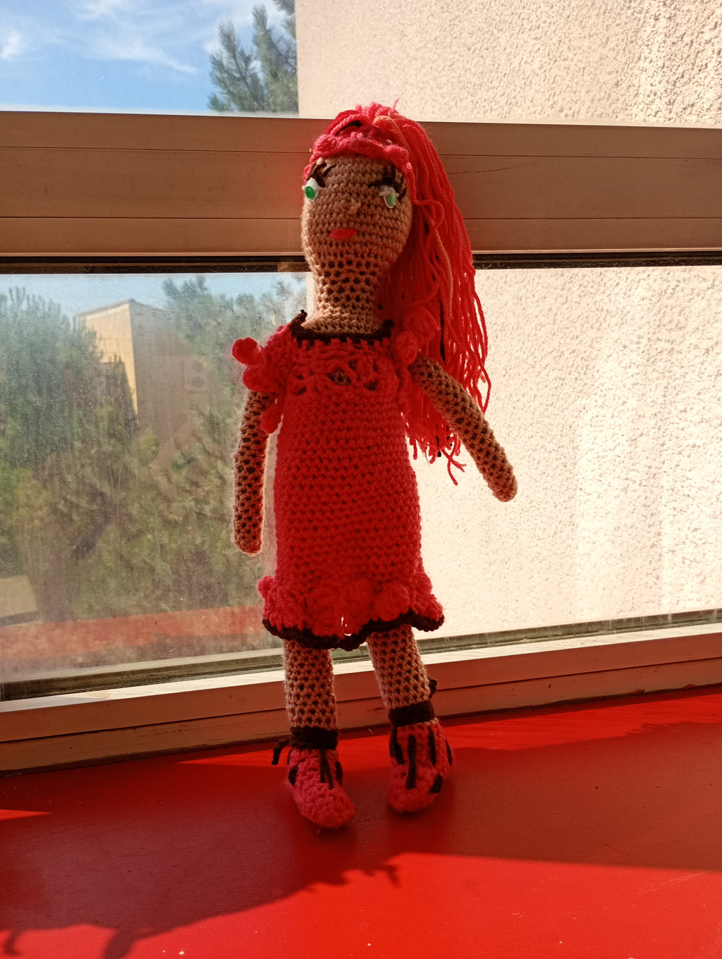 Poupe exsclusive crochet Memoire des cendres 35cm