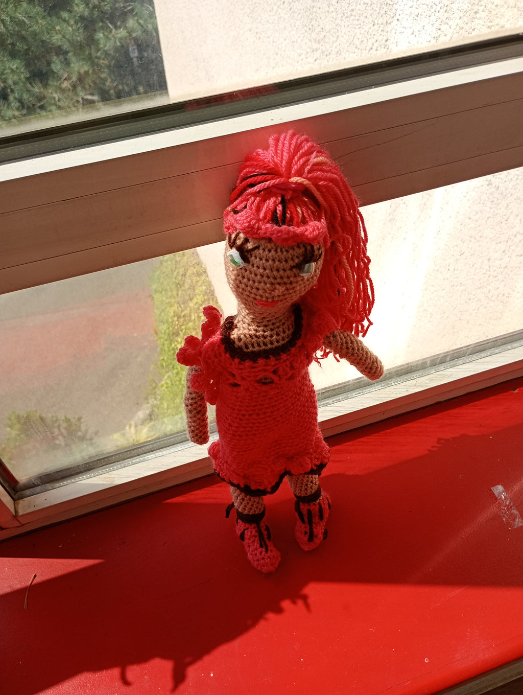 Poupe exsclusive crochet Memoire des cendres 35cm