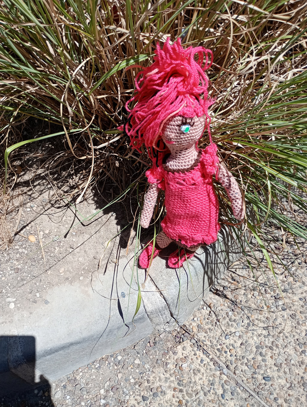 Poupe exsclusive crochet Memoire des cendres 35cm