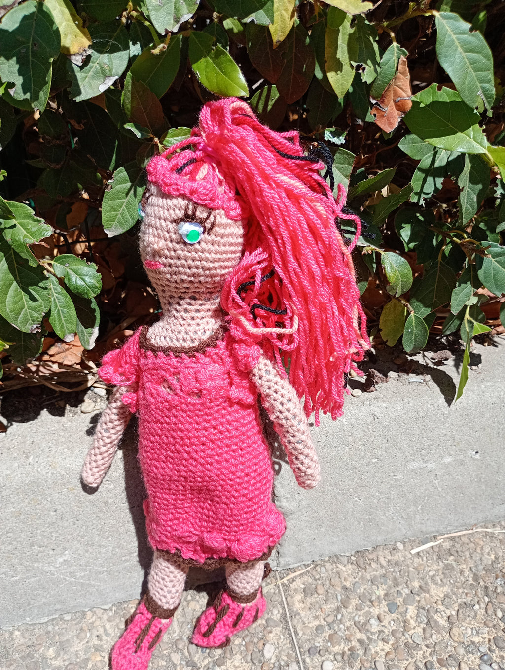 Poupe exsclusive crochet Memoire des cendres 35cm