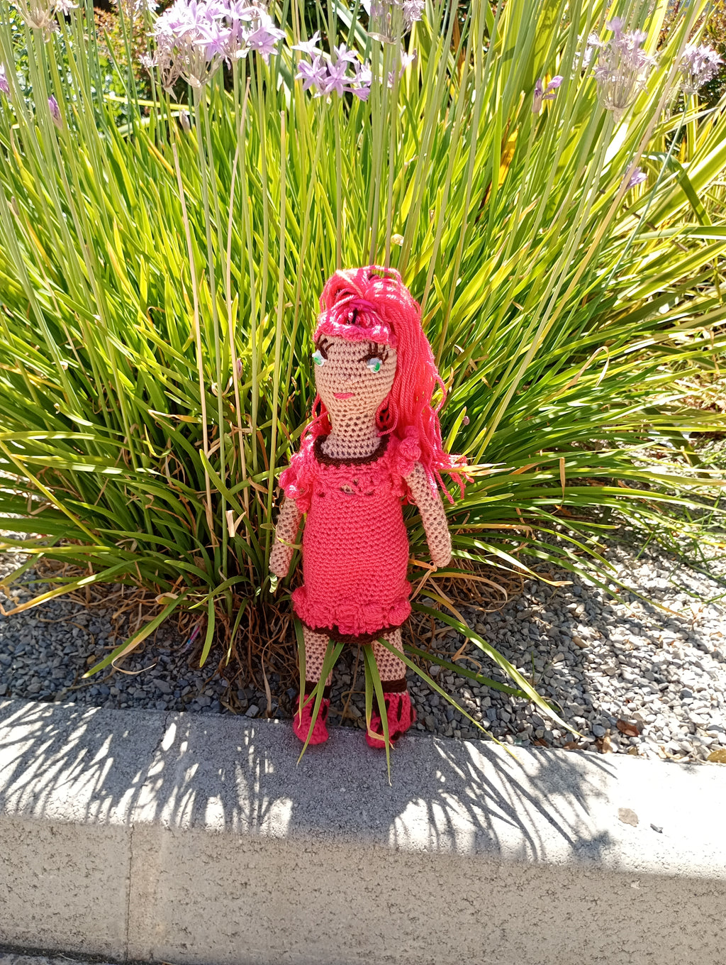 Poupe exsclusive crochet Memoire des cendres 35cm