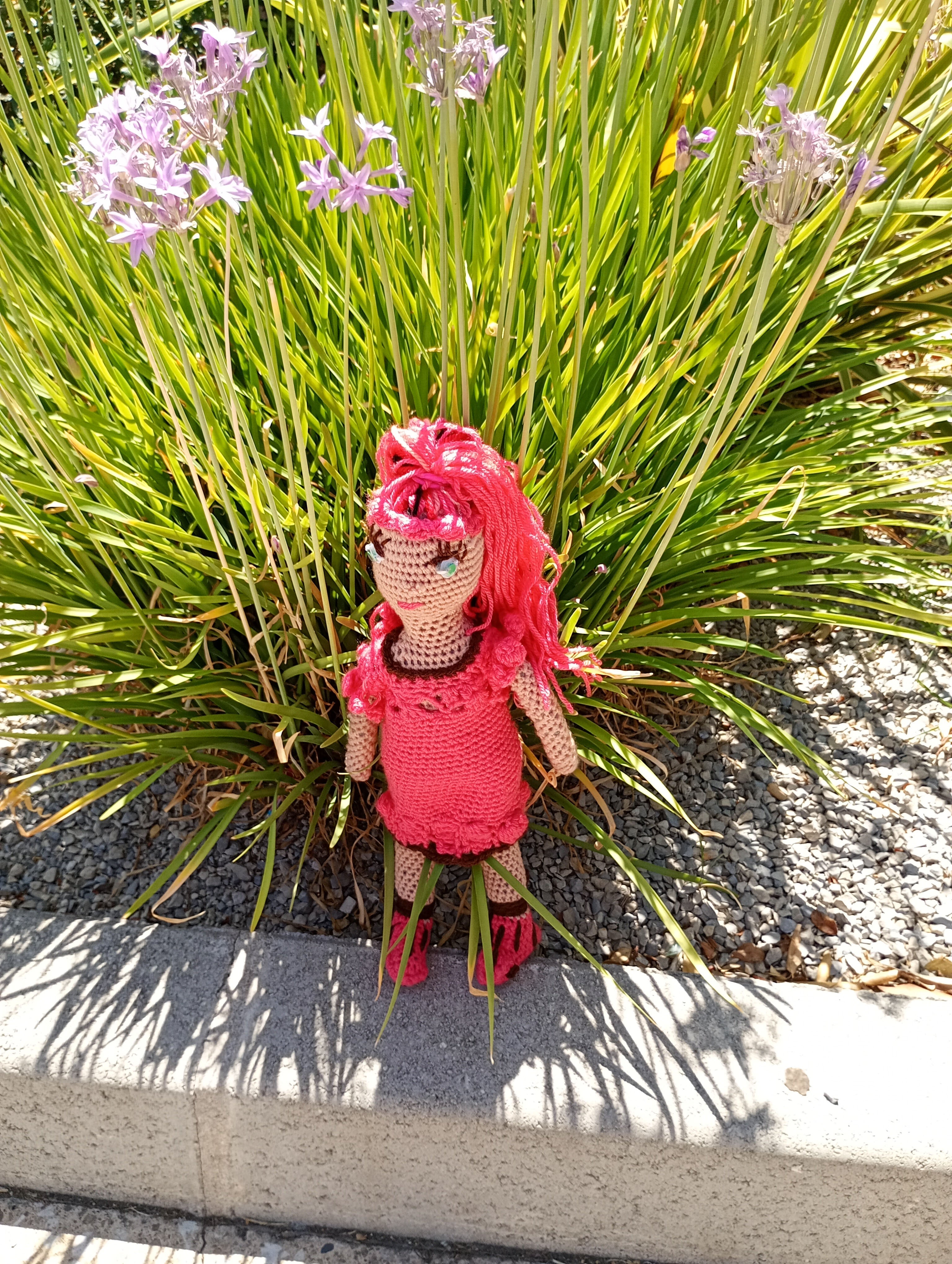 Poupe exsclusive crochet Memoire des cendres 35cm