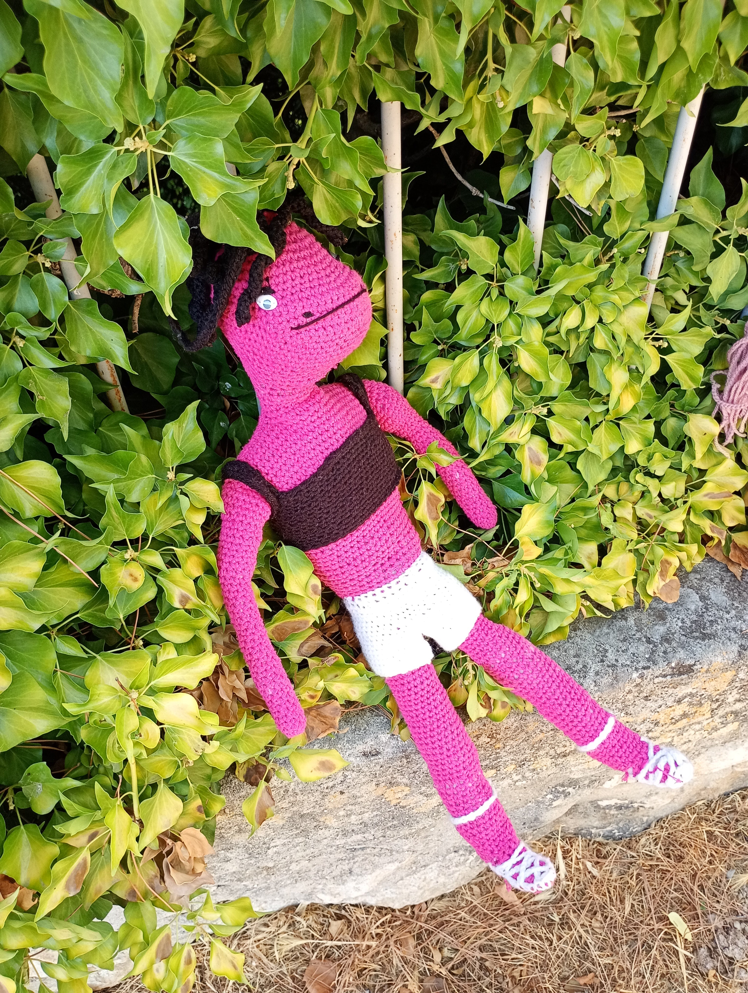 Poupe exsclusive crochet Serpent the tempter 50cm