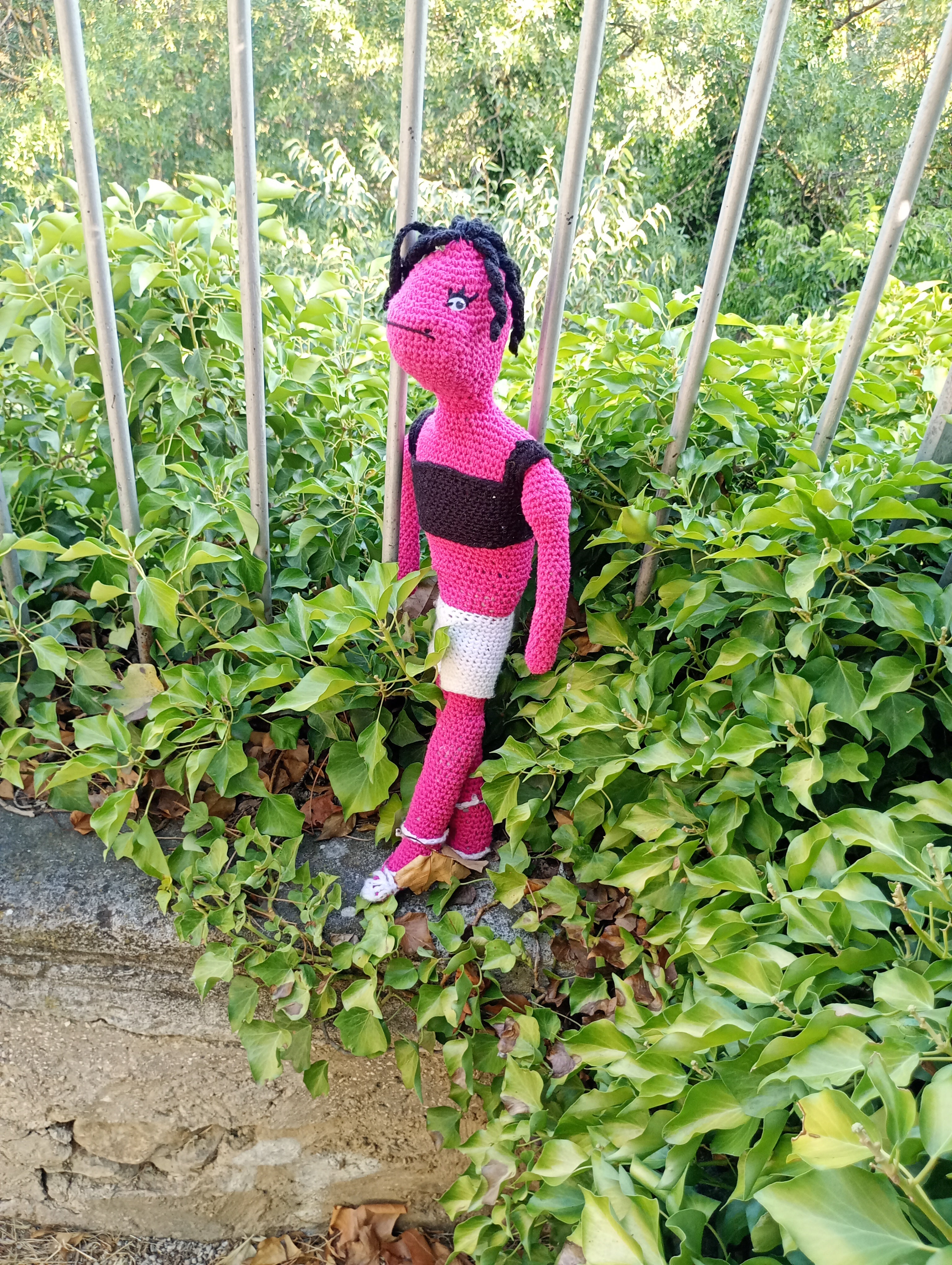 Poupe exsclusive crochet Serpent the tempter 50cm