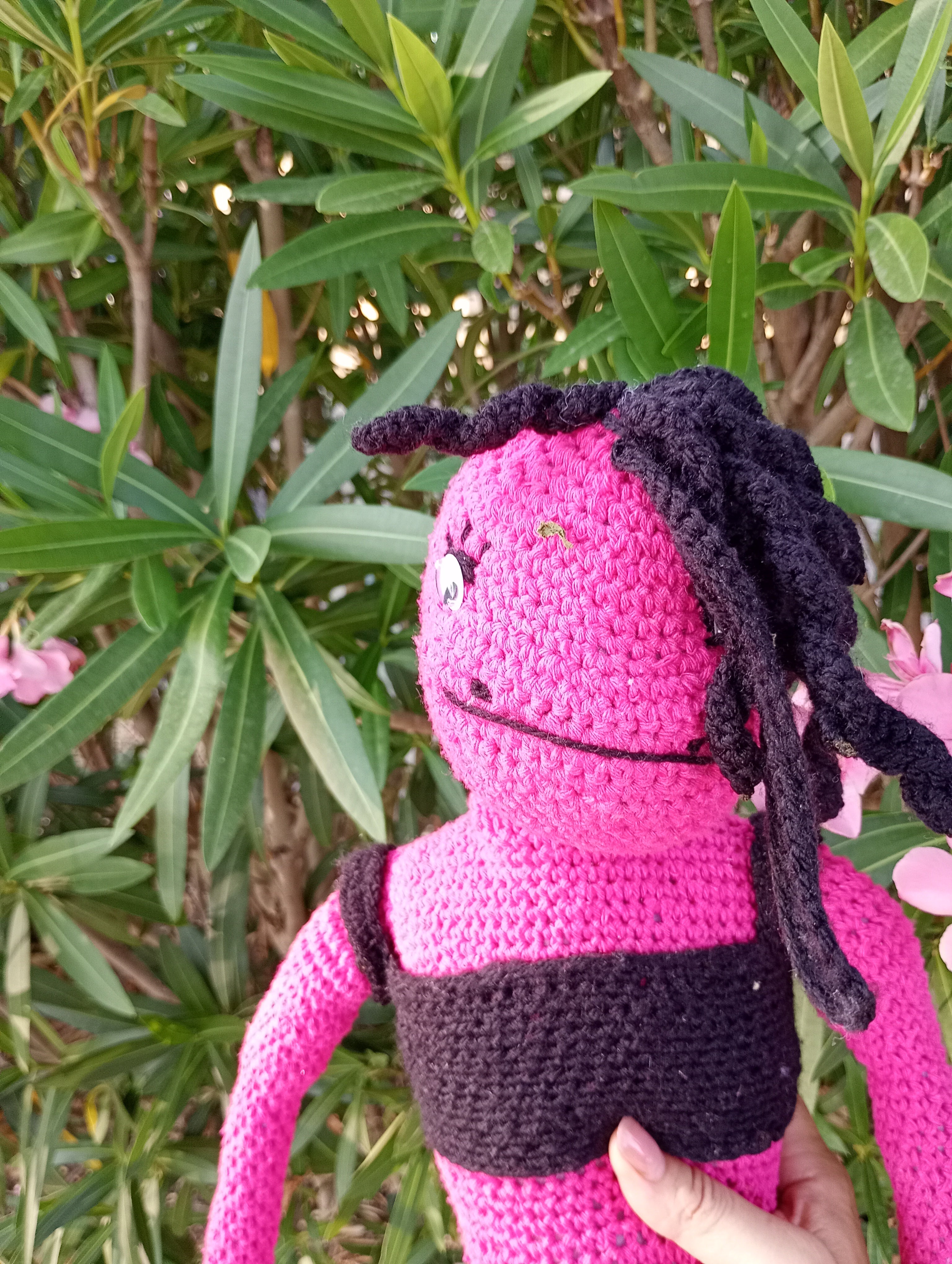 Poupe exsclusive crochet Serpent the tempter 50cm