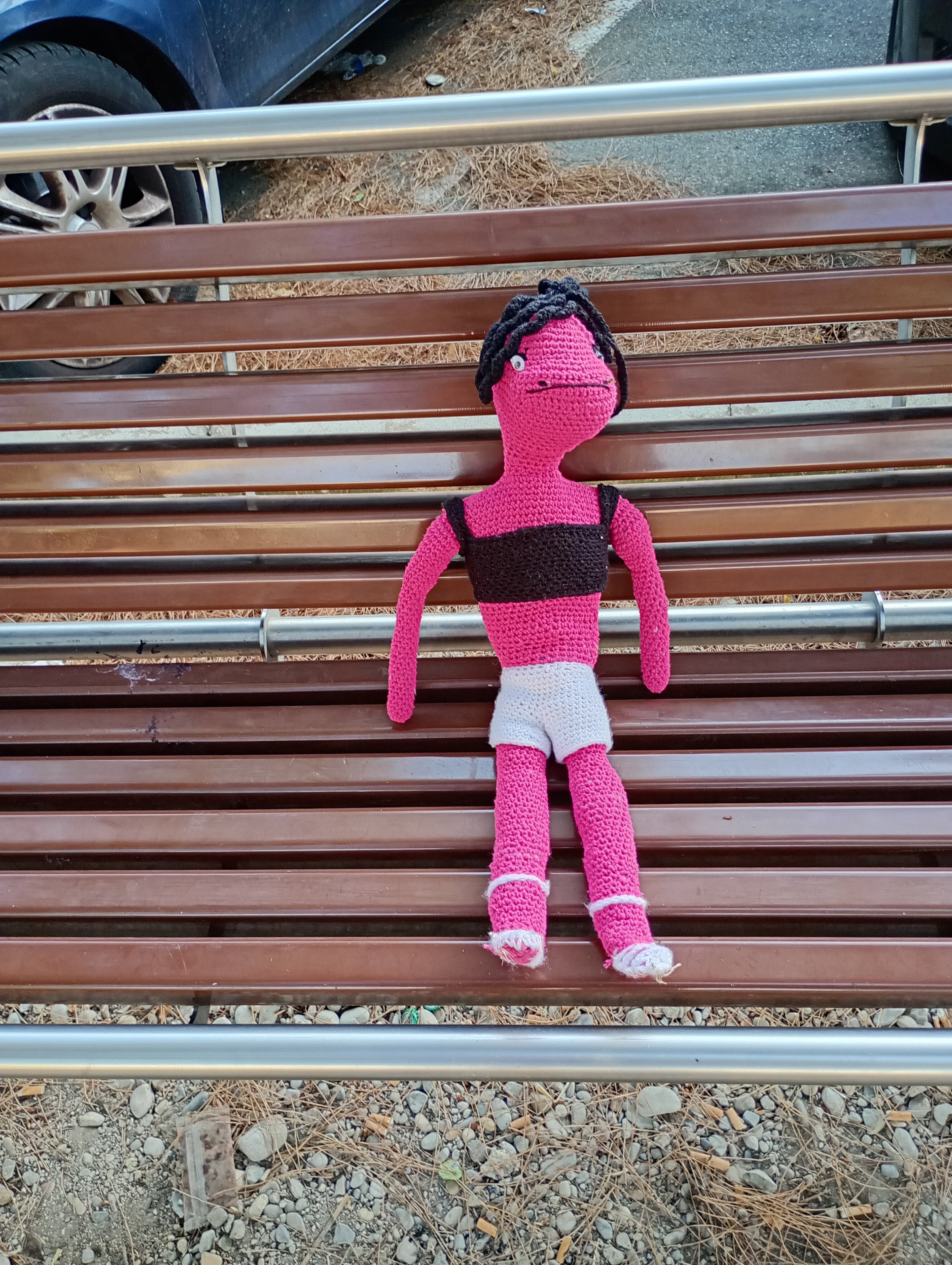 Poupe exsclusive crochet Serpent the tempter 50cm