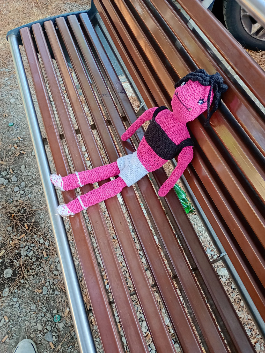 Poupe exsclusive crochet Serpent the tempter 50cm