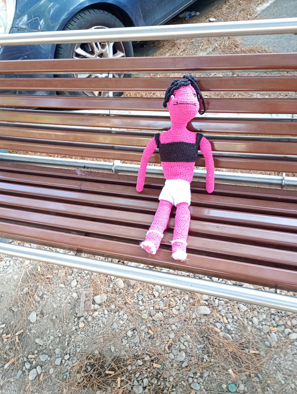 Poupe exsclusive crochet Serpent the tempter 50cm