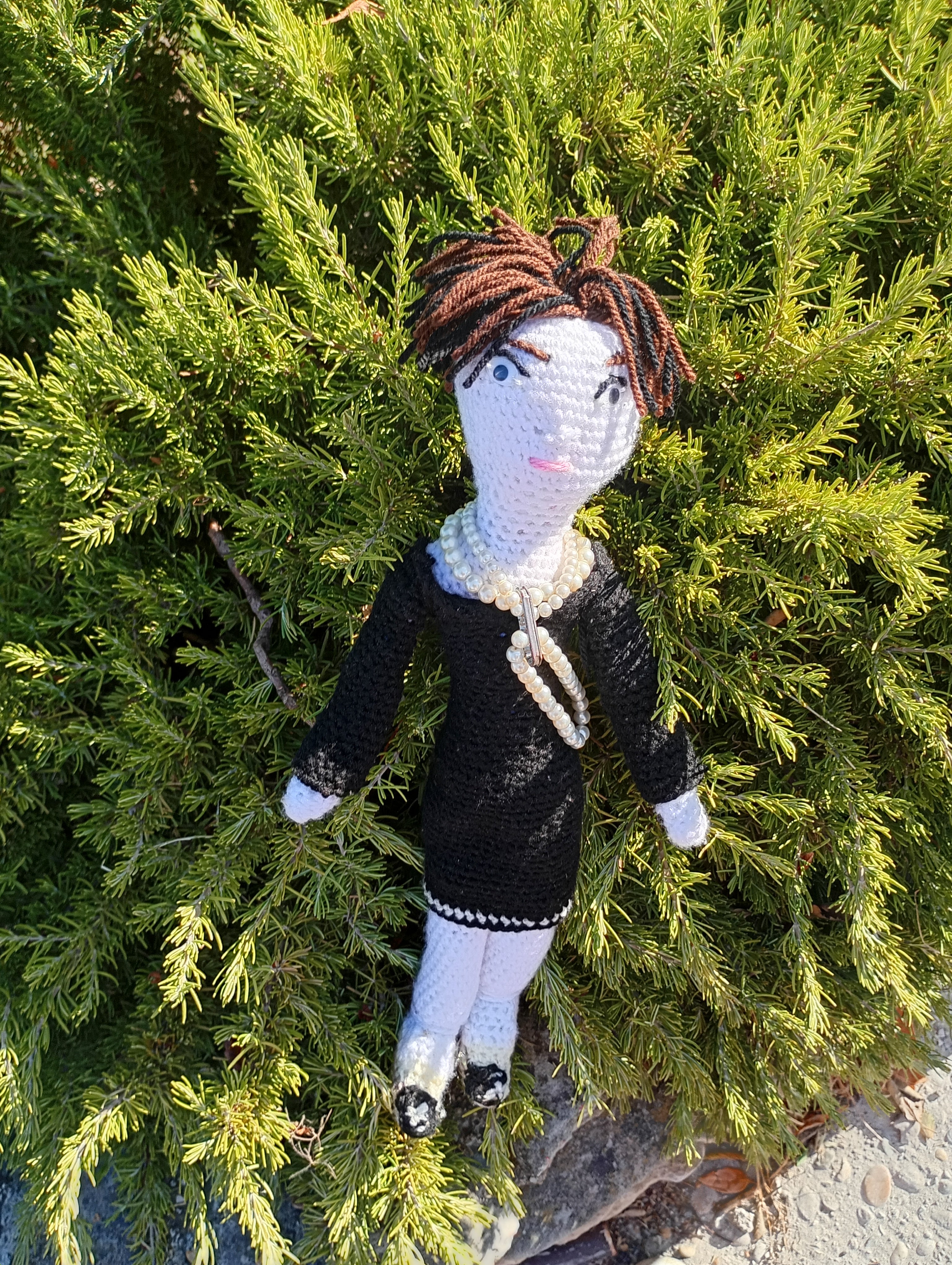 Poupees uniquemen crochet madmoiselle Couturier